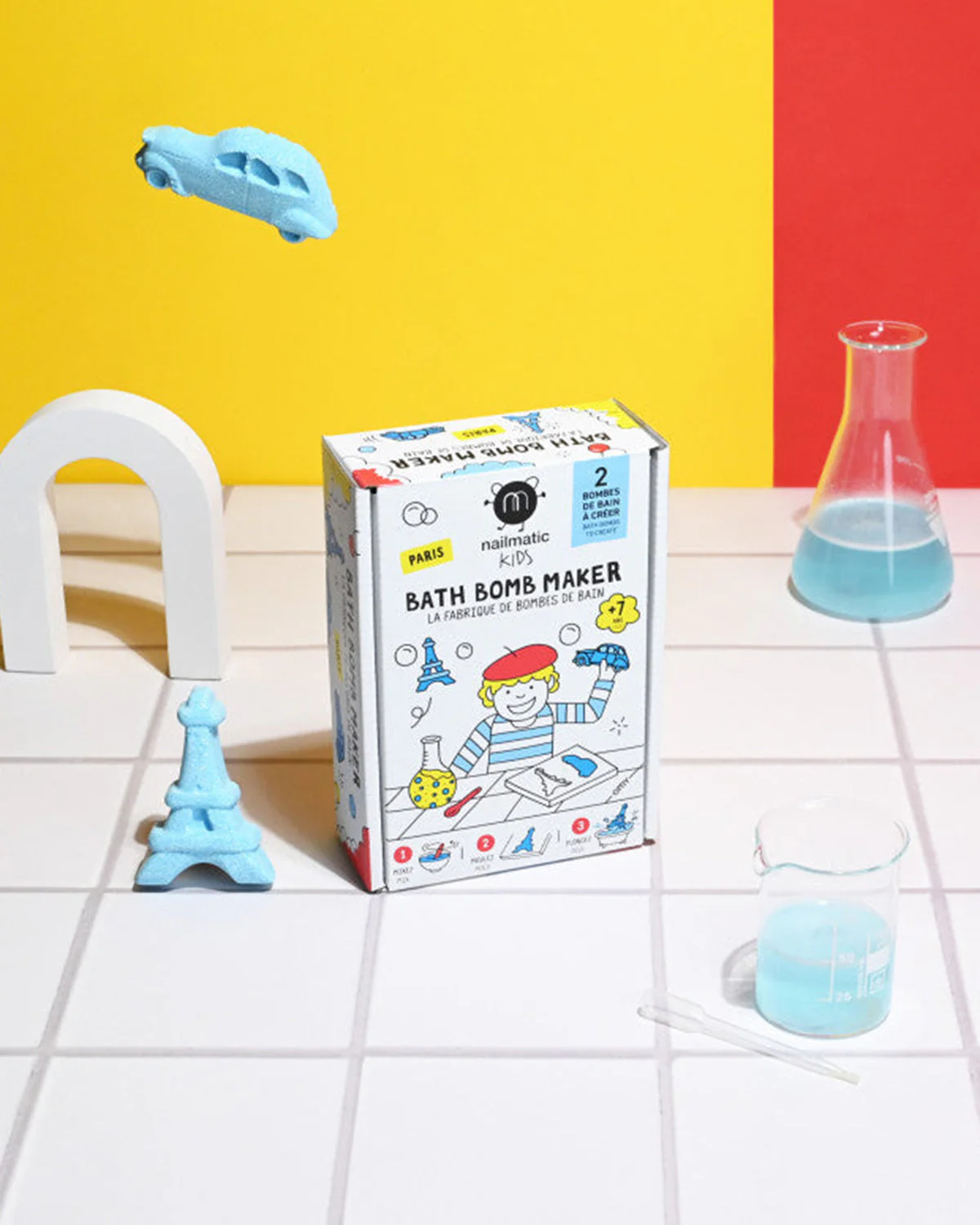 Nailmatic Bath Bomb Maker Kit for Kids PARIS - Image 2