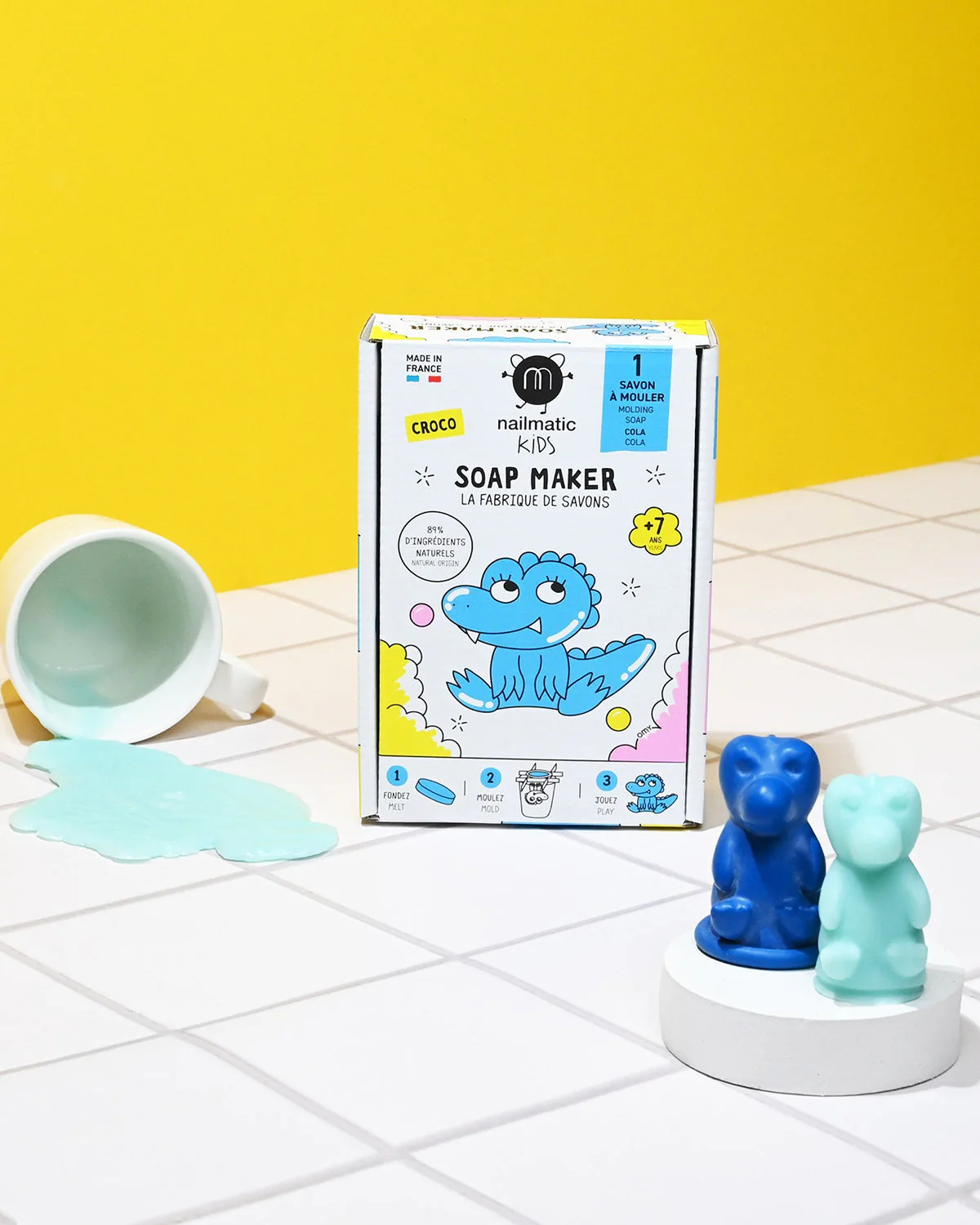 Nailmatic Soap Maker Kit for Kids CROCO - Image 2