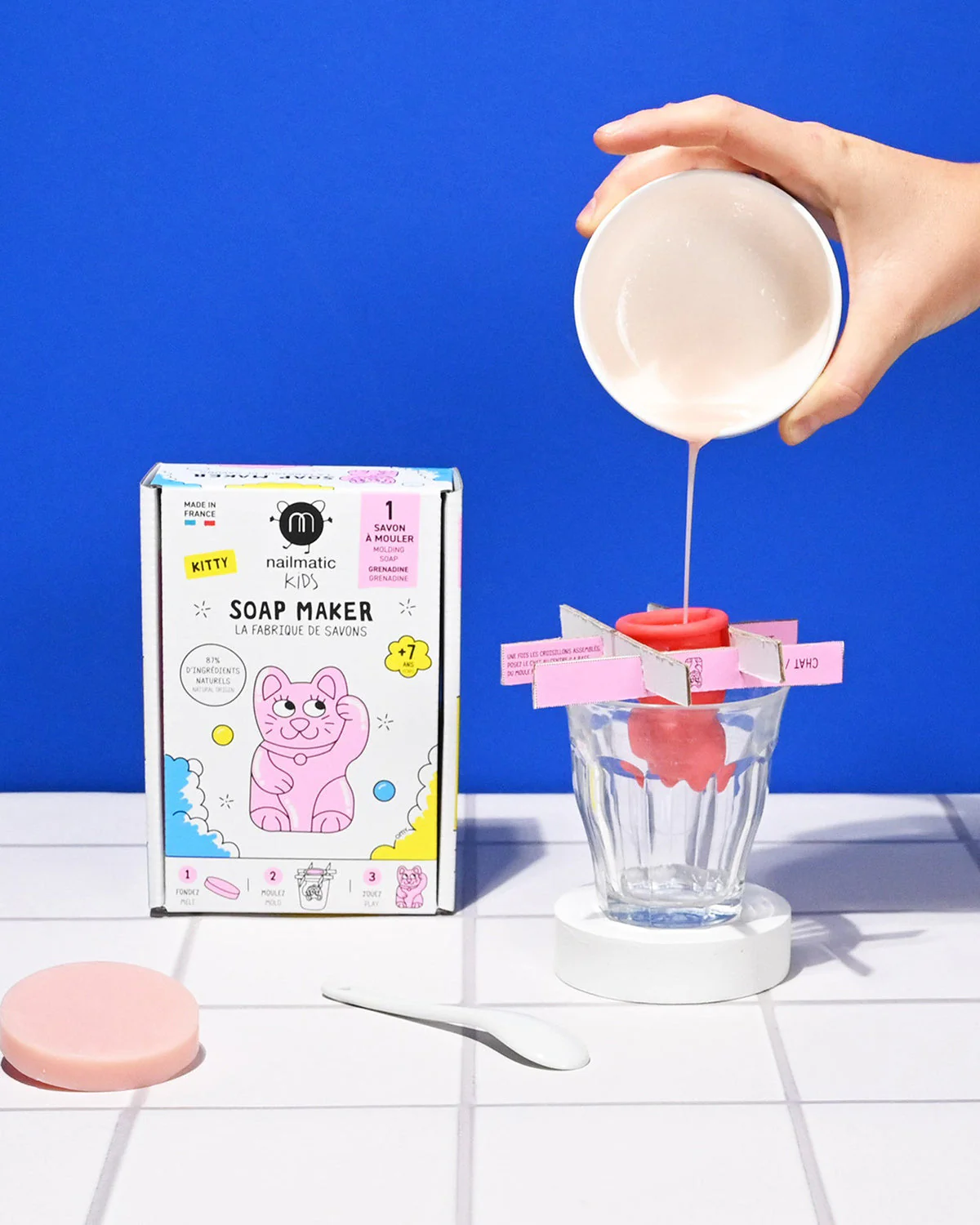 Nailmatic Soap Maker Kit for Kids KITTY - Image 3