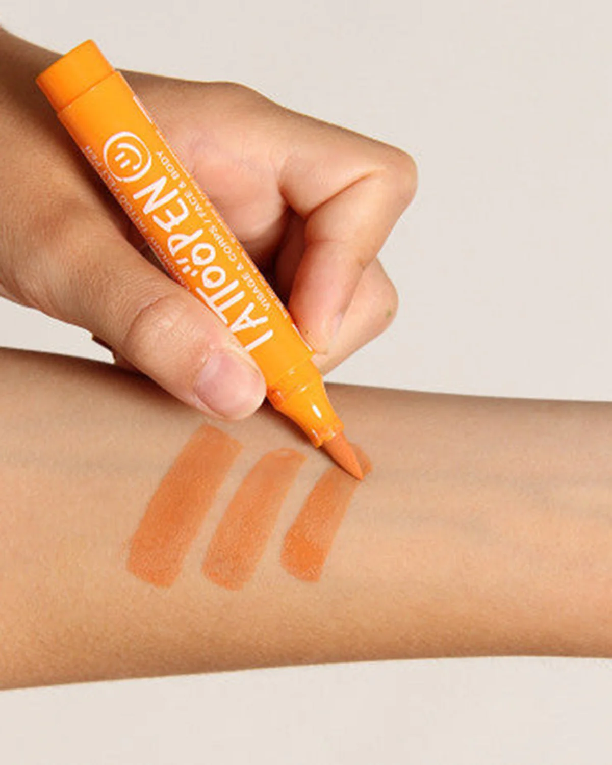 Nailmatic Tattoo Pen for Kids Orange - Image 2