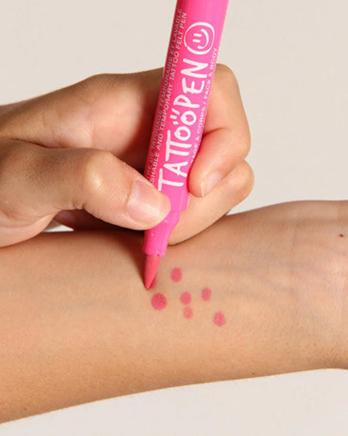 Nailmatic Tattoo Pen for Kids Pink - Image 2