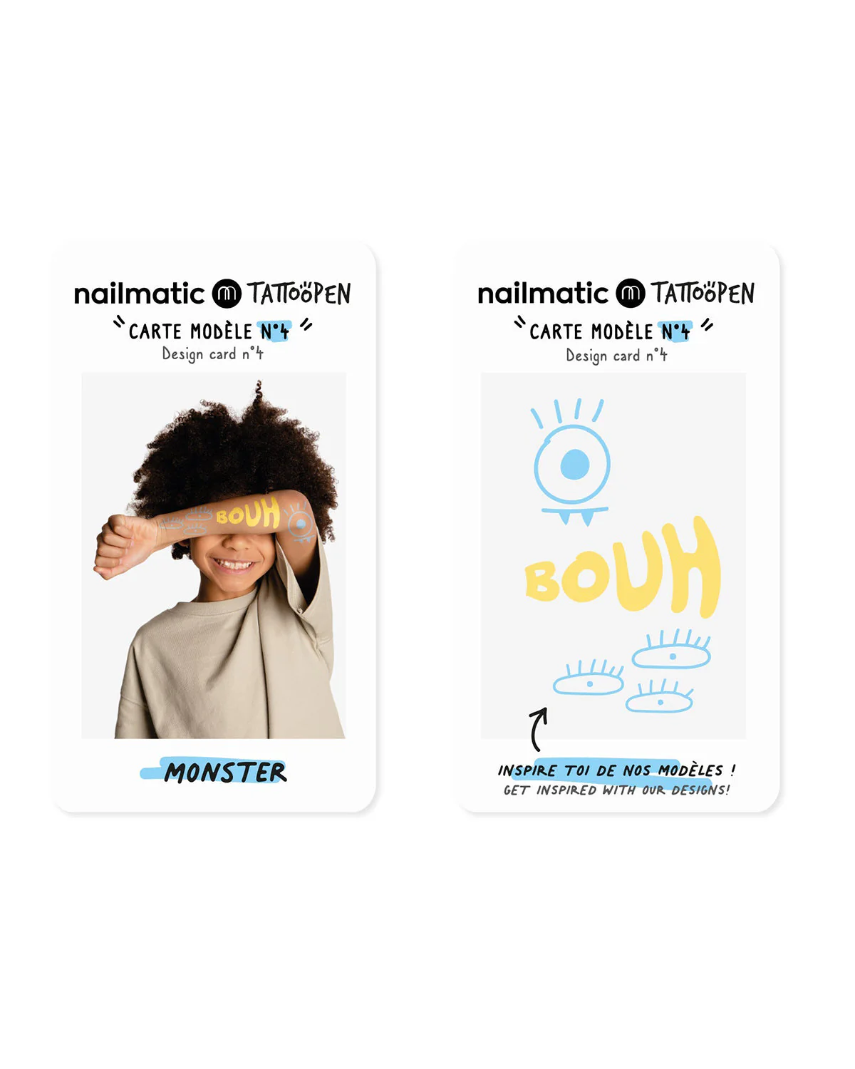 Nailmatic Tattoo Pen Set for Kids MONSTER - Image 10