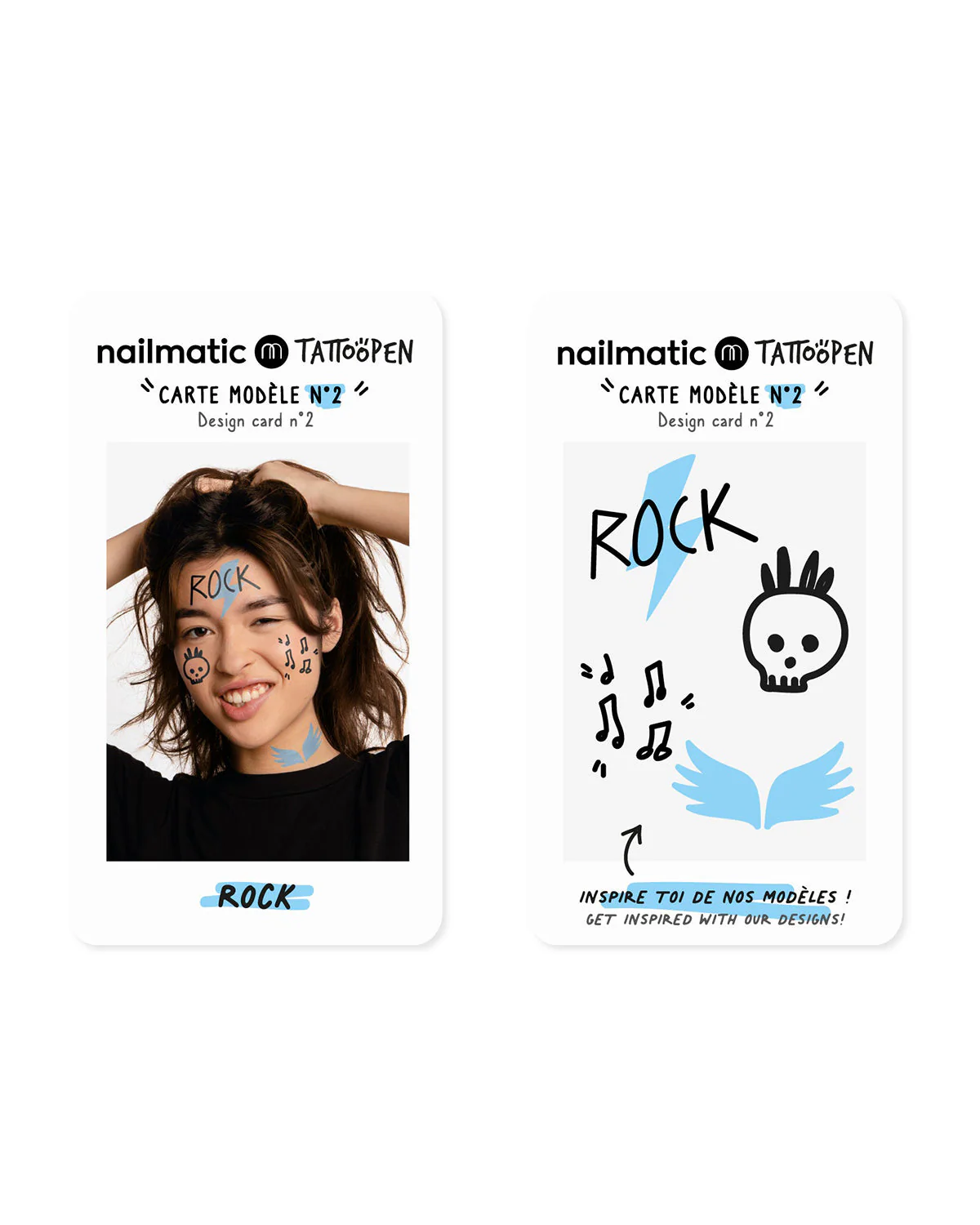 Nailmatic Tattoo Pen Set for Kids ROCK - Image 4