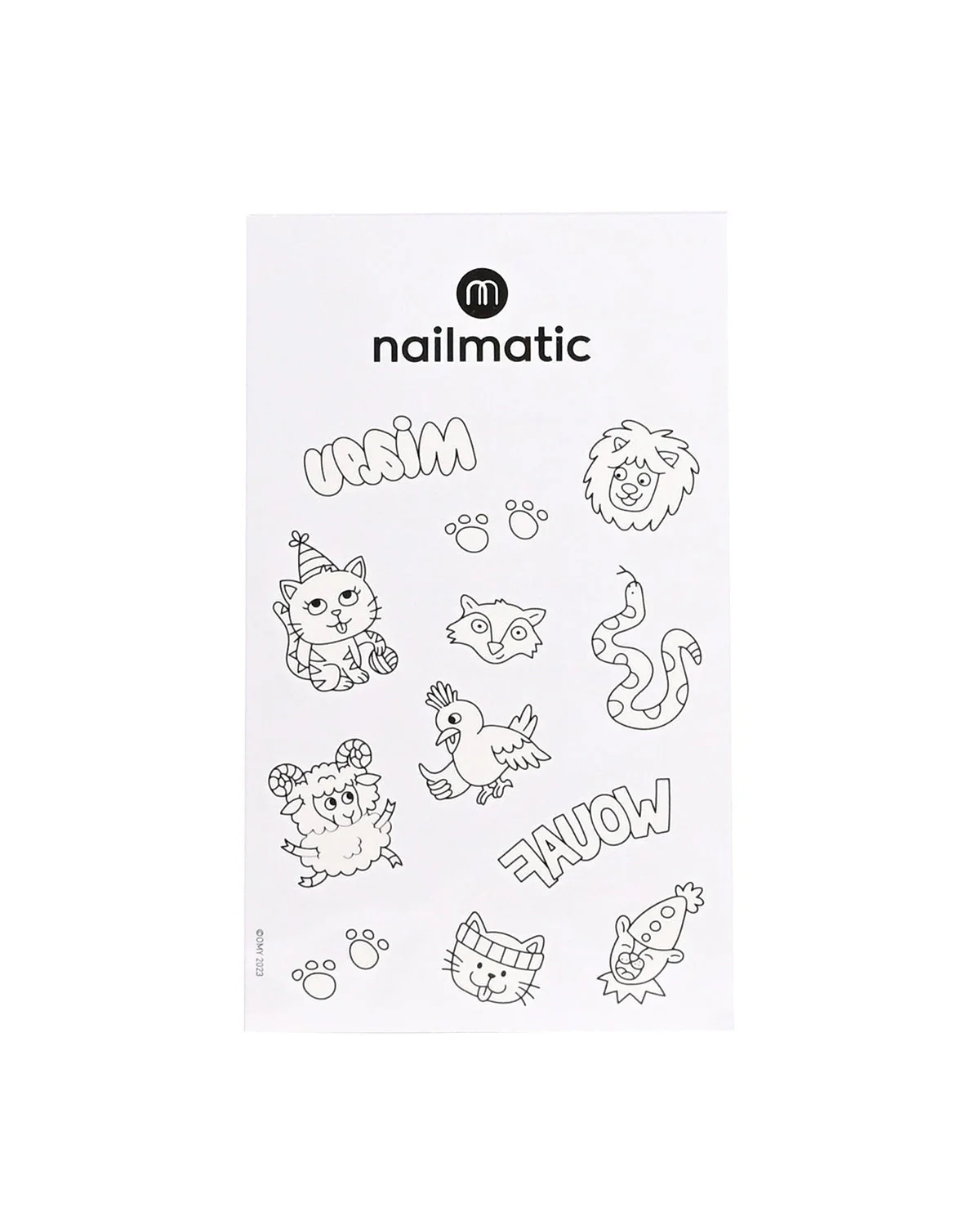 Nailmatic Tattoo Temporary for Kids ANIMALS - Image 3