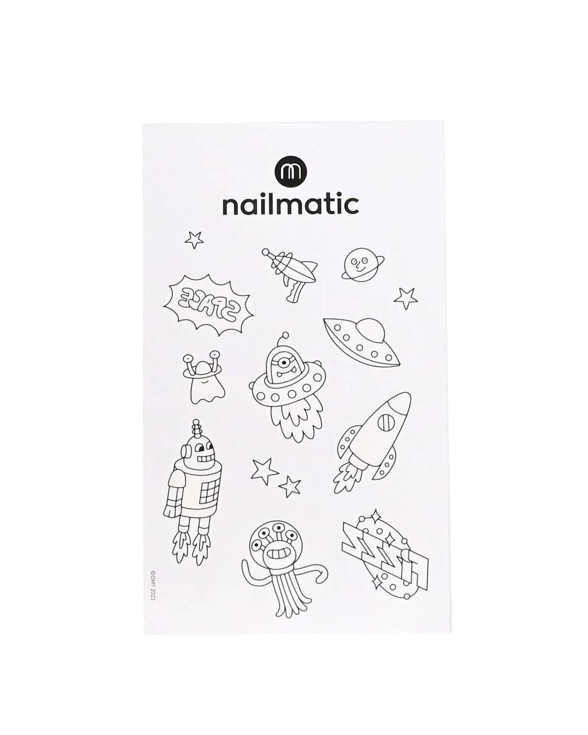 Nailmatic Tattoo Temporary for Kids GALAXY - Image 3