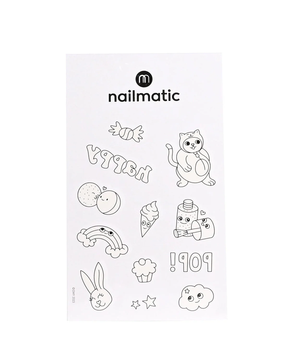 Nailmatic Tattoo Temporary for Kids KAWAI - Image 2