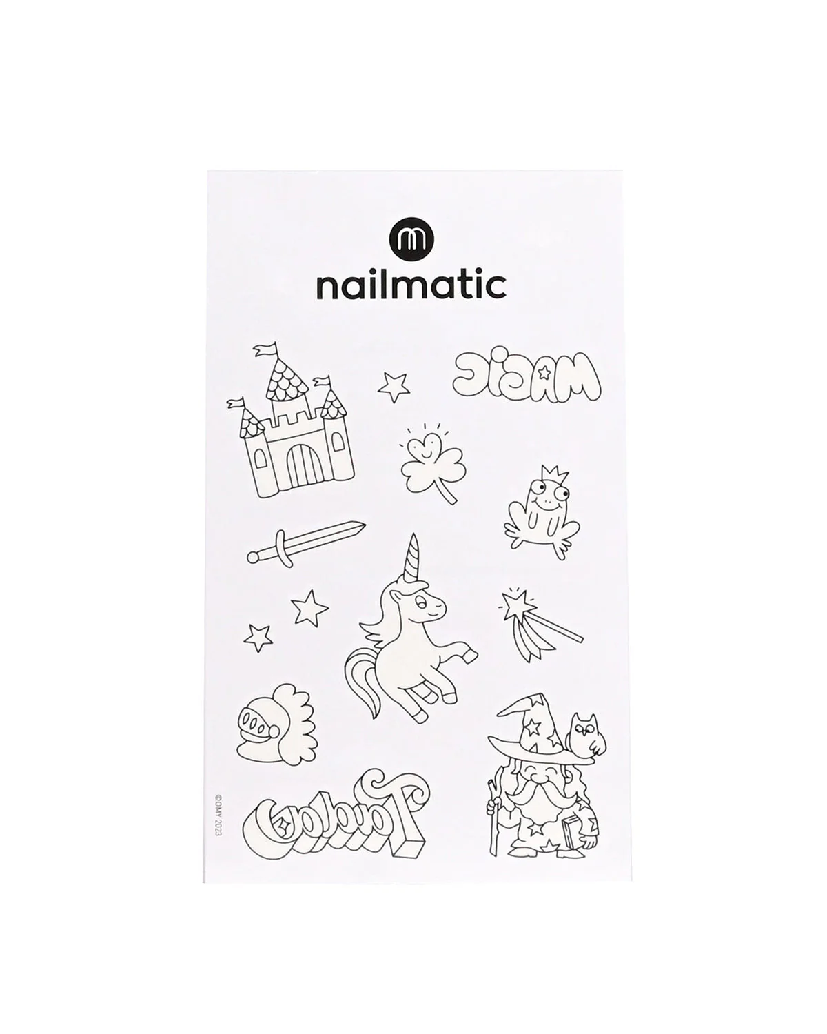 Nailmatic Tattoo Temporary for Kids MAGIC WORLD - Image 3