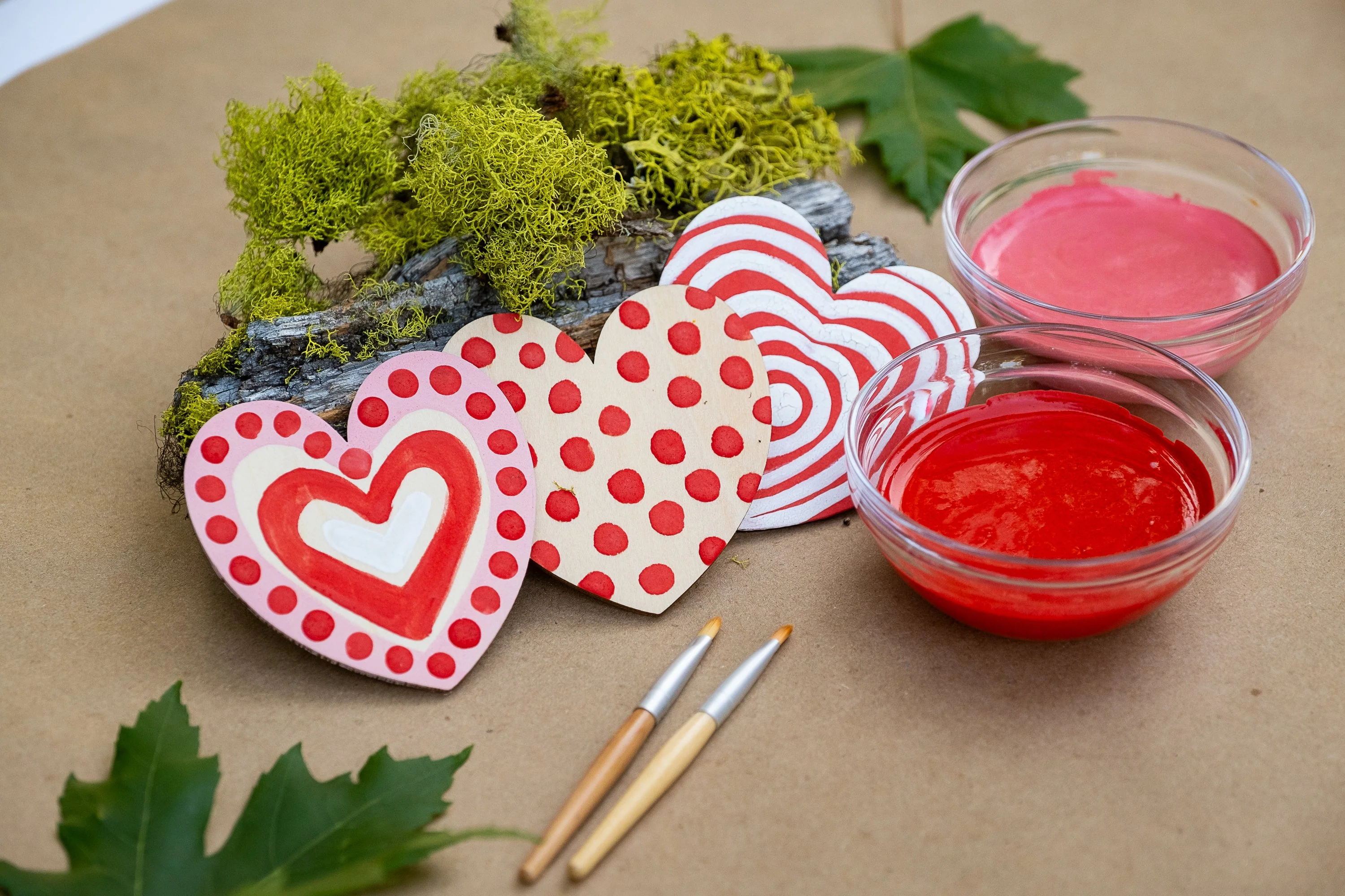 Natural Earth Paint Natural Valentine's Craft Kit - Image 5