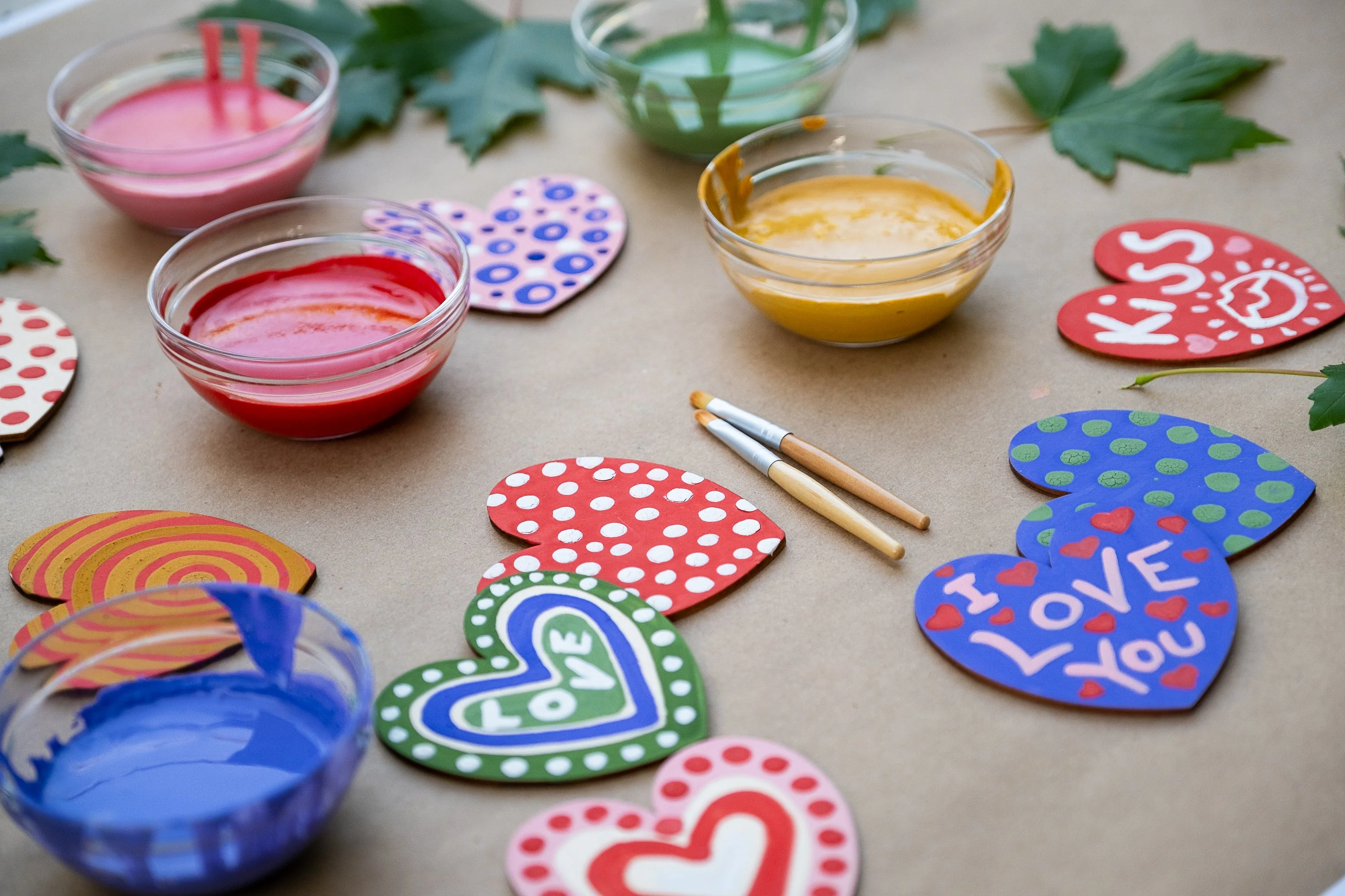 Natural Earth Paint Natural Valentine's Craft Kit - Image 7