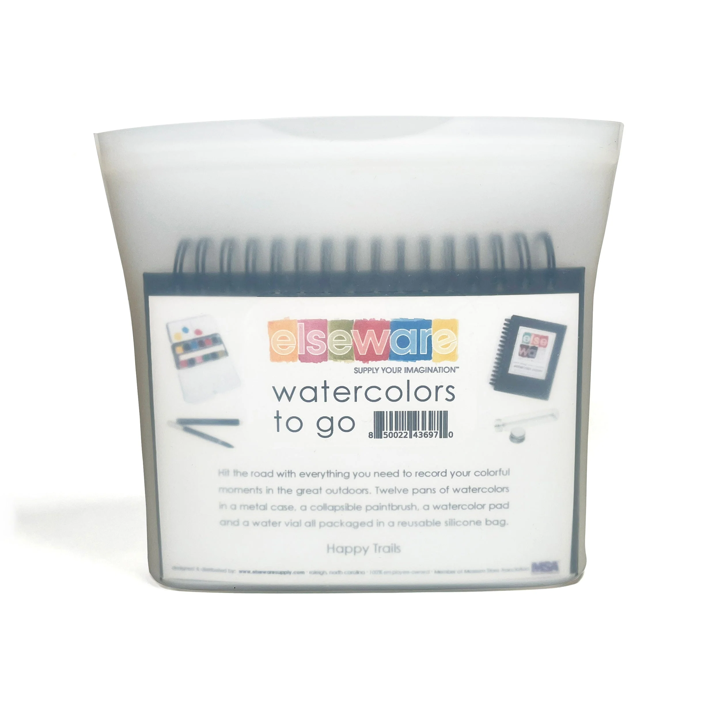elseware unplug Watercolors To-Go Kit – Travel Friendly – 12 Colors - Image 6
