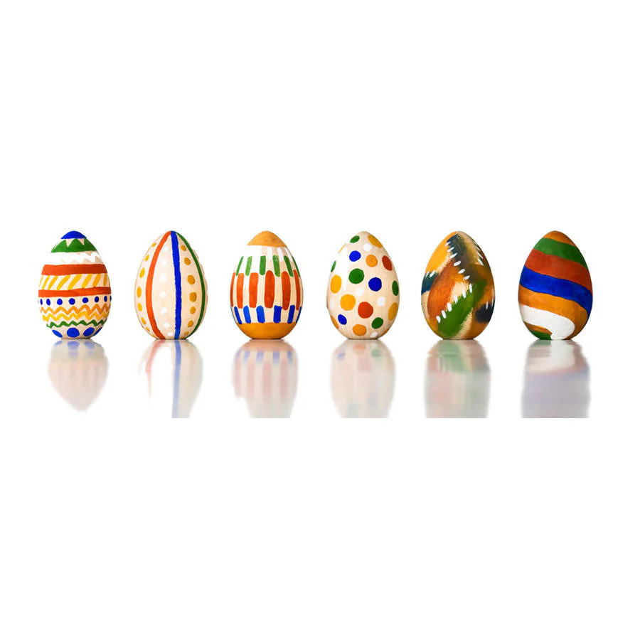 Natural Earth Paint Wooden Egg Craft Kit - Image 2