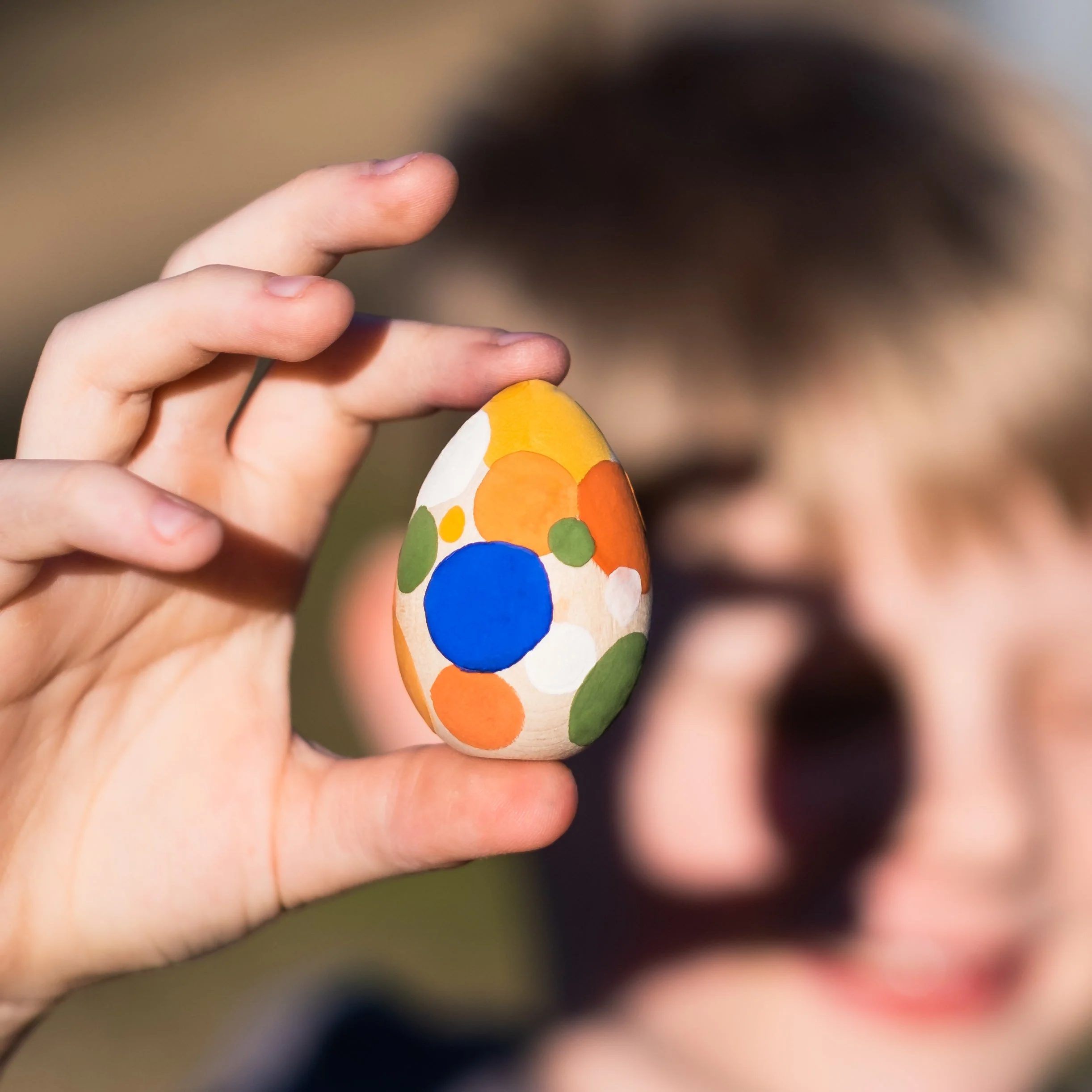 Natural Earth Paint Wooden Egg Craft Kit - Image 6