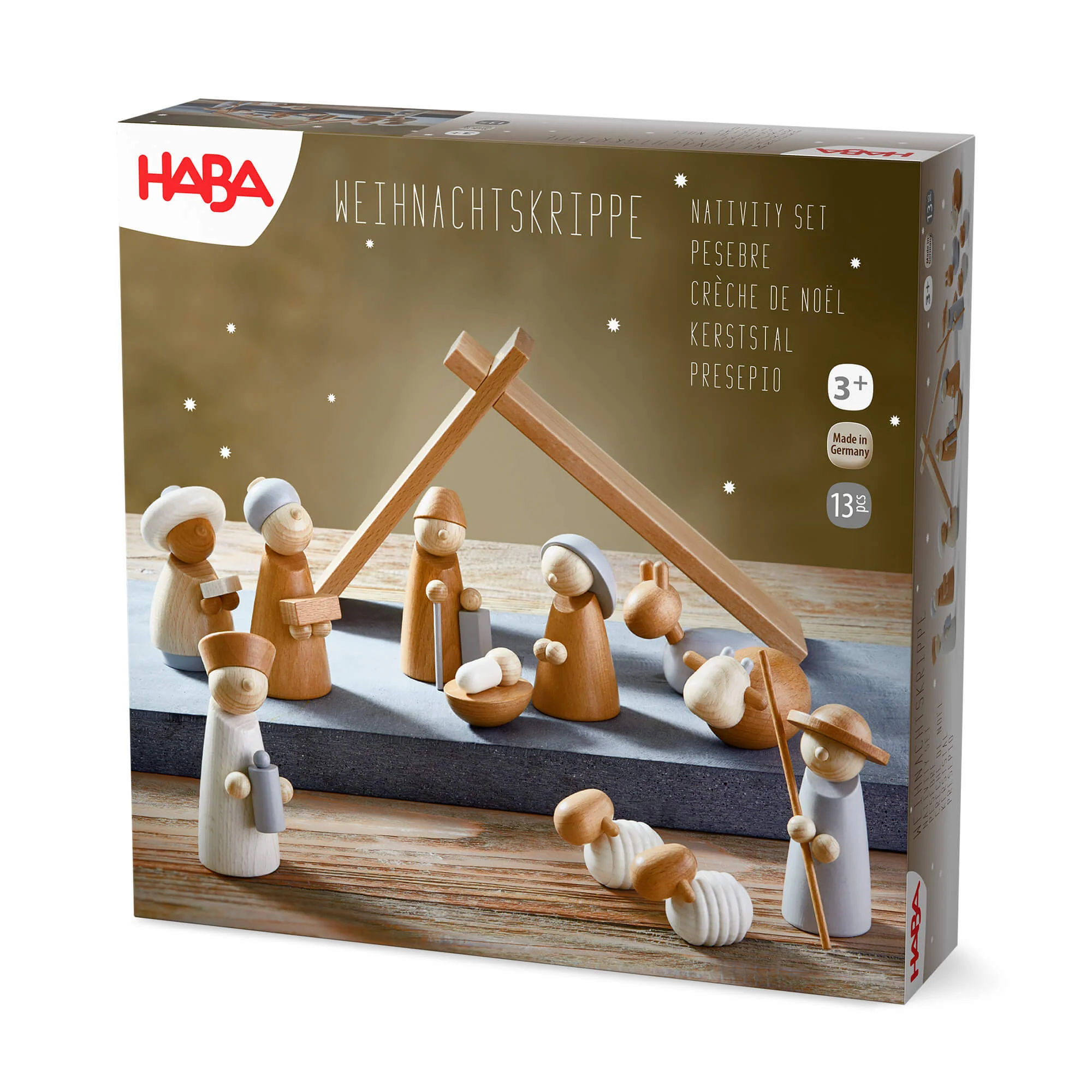 HABA Natural Wood Nativity Set - Image 7