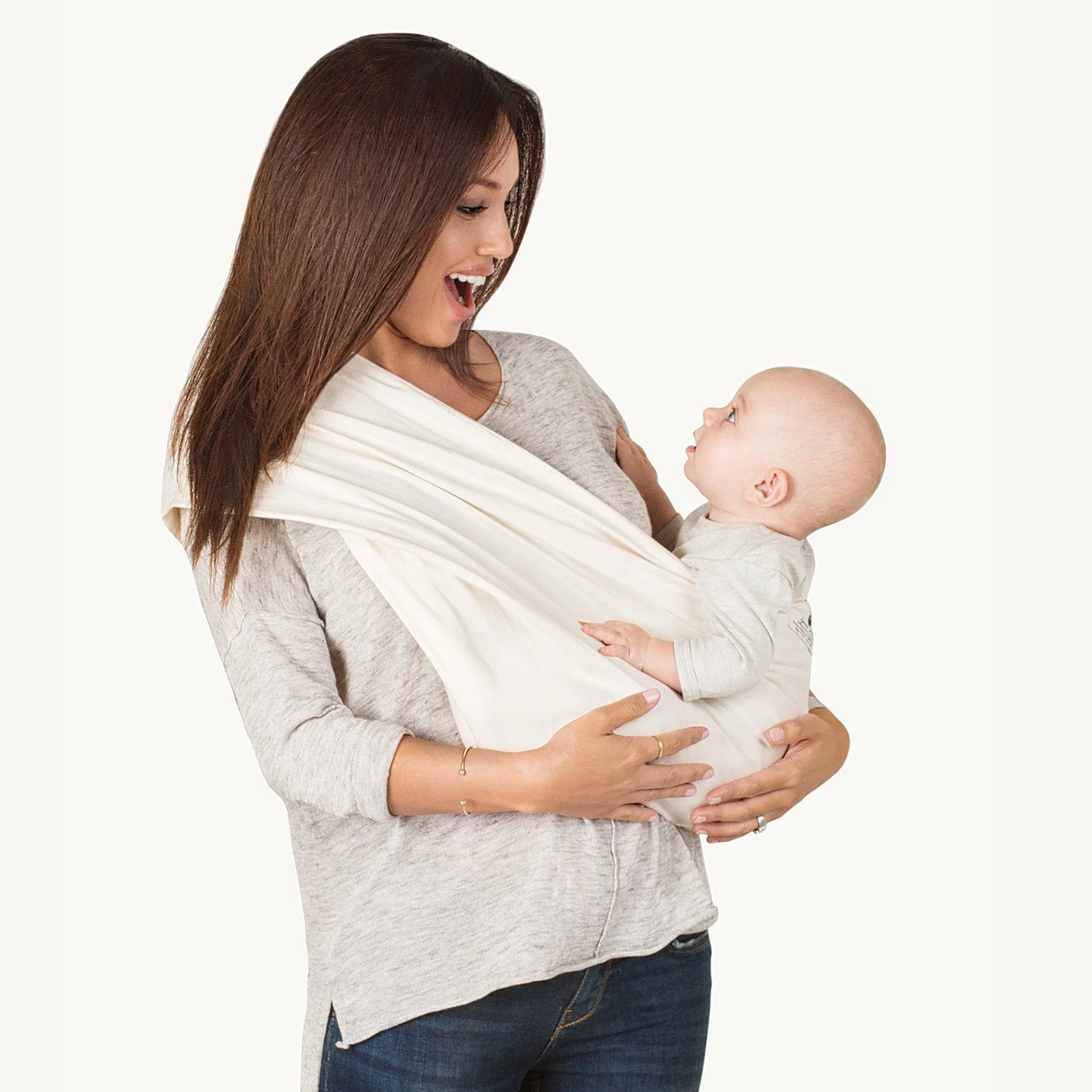 New Native® Inc. Organic Cotton Baby Carrier Natural - Image 5