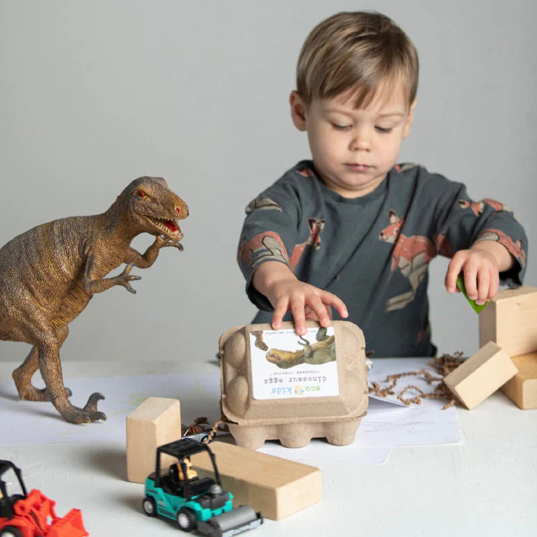 Eco-Kids Non-Toxic Beeswax Crayons - Dinosaur Eggs - Image 4