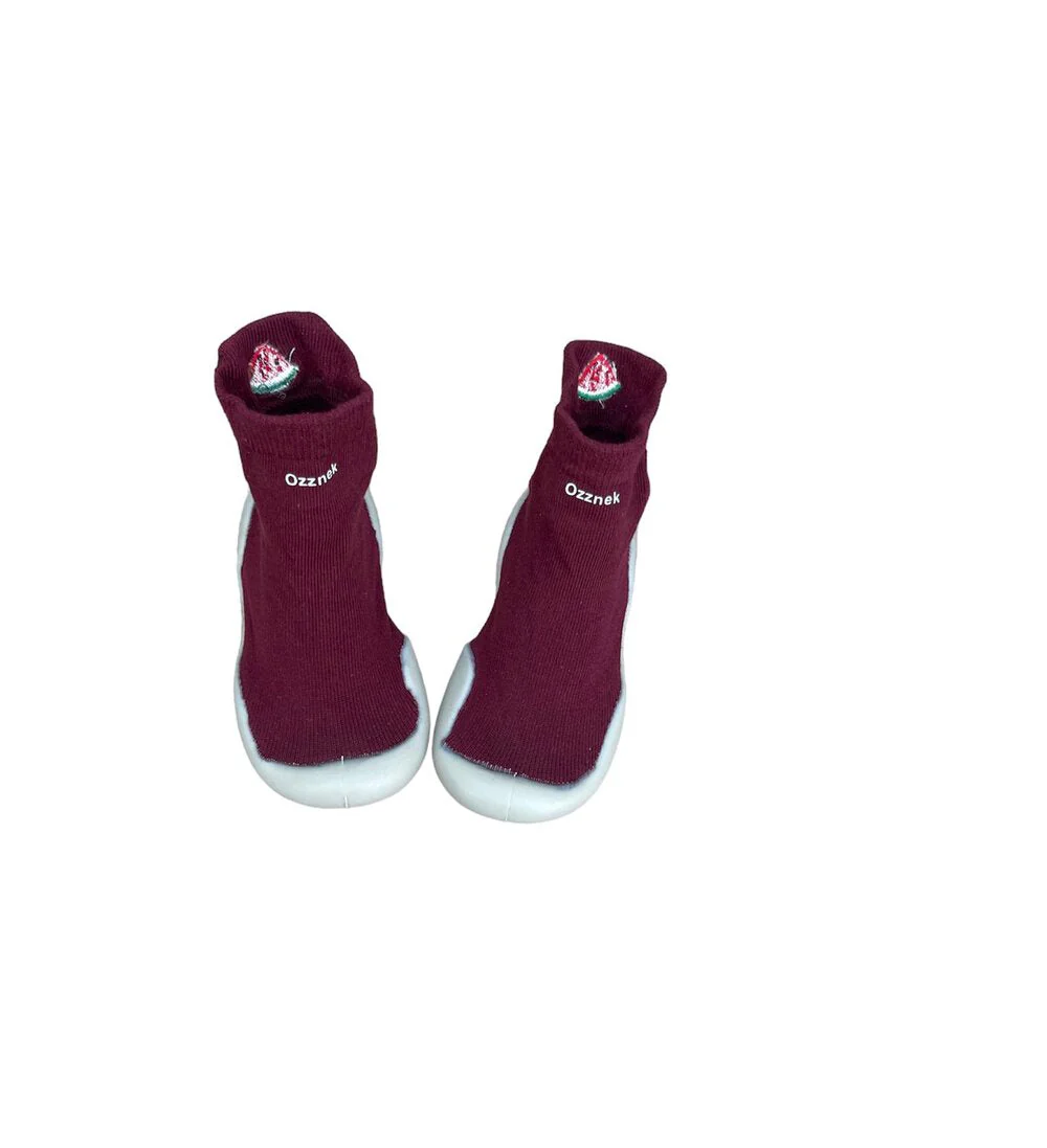 Ozznek Shoes  Organic Cotton Sock Shoes – Flexible, Non-Slip Baby Socks - Fruity - Image 11