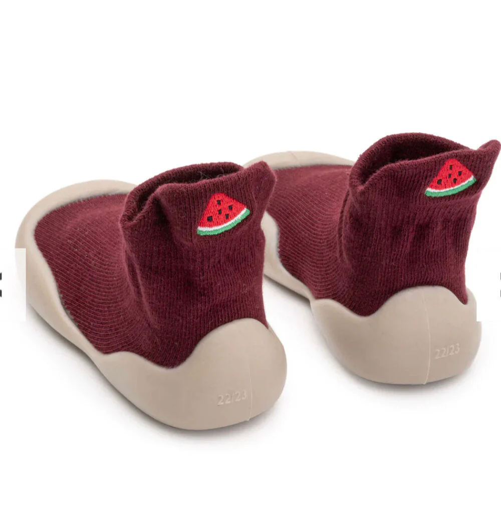 Ozznek Shoes  Organic Cotton Sock Shoes – Flexible, Non-Slip Baby Socks - Fruity - Image 12