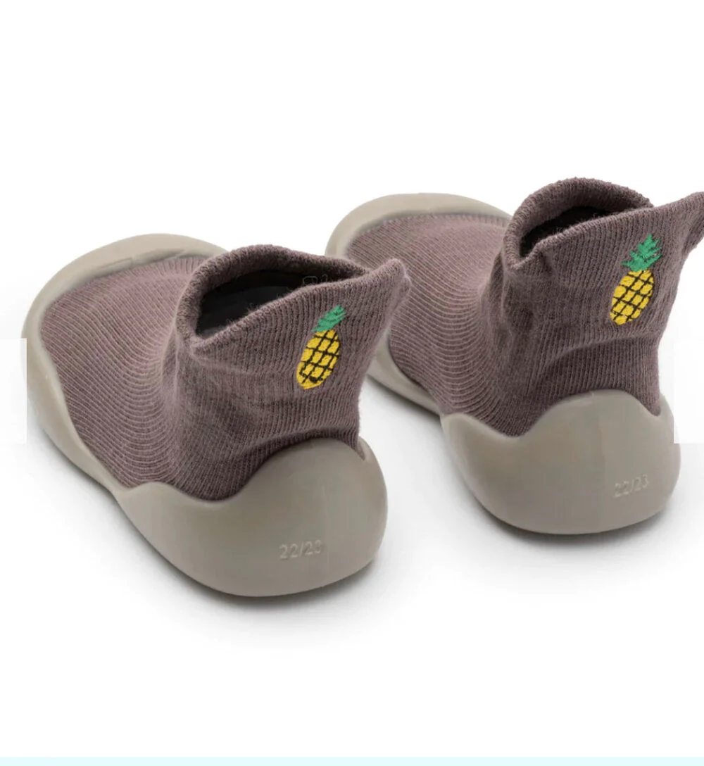 Ozznek Shoes  Organic Cotton Sock Shoes – Flexible, Non-Slip Baby Socks - Fruity - Image 3