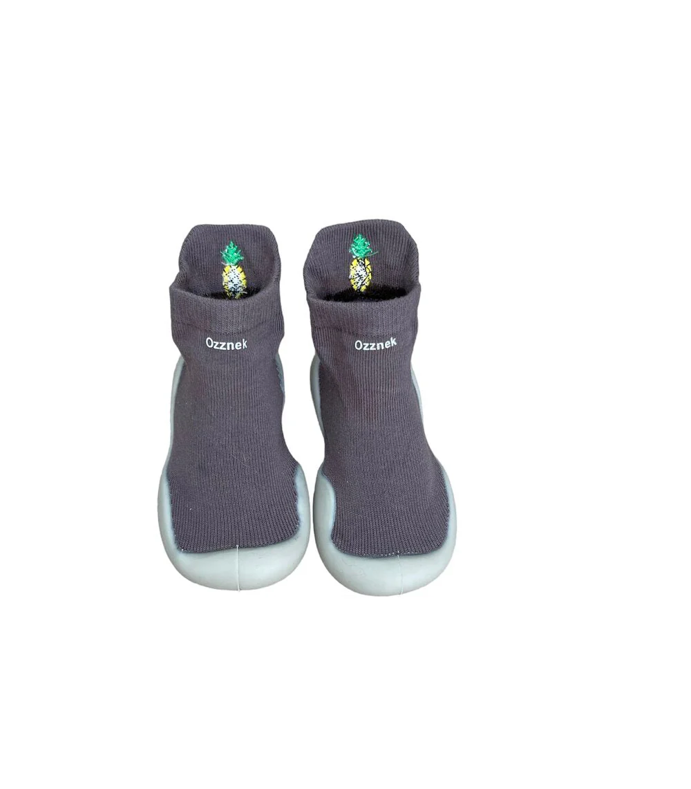 Ozznek Shoes  Organic Cotton Sock Shoes – Flexible, Non-Slip Baby Socks - Fruity - Image 8