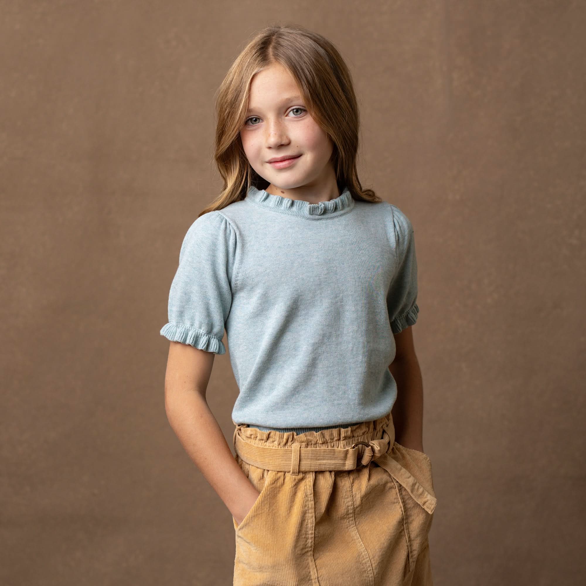Hope & Henry Organic Puff Sleeve Sweater - Baby - Image 2