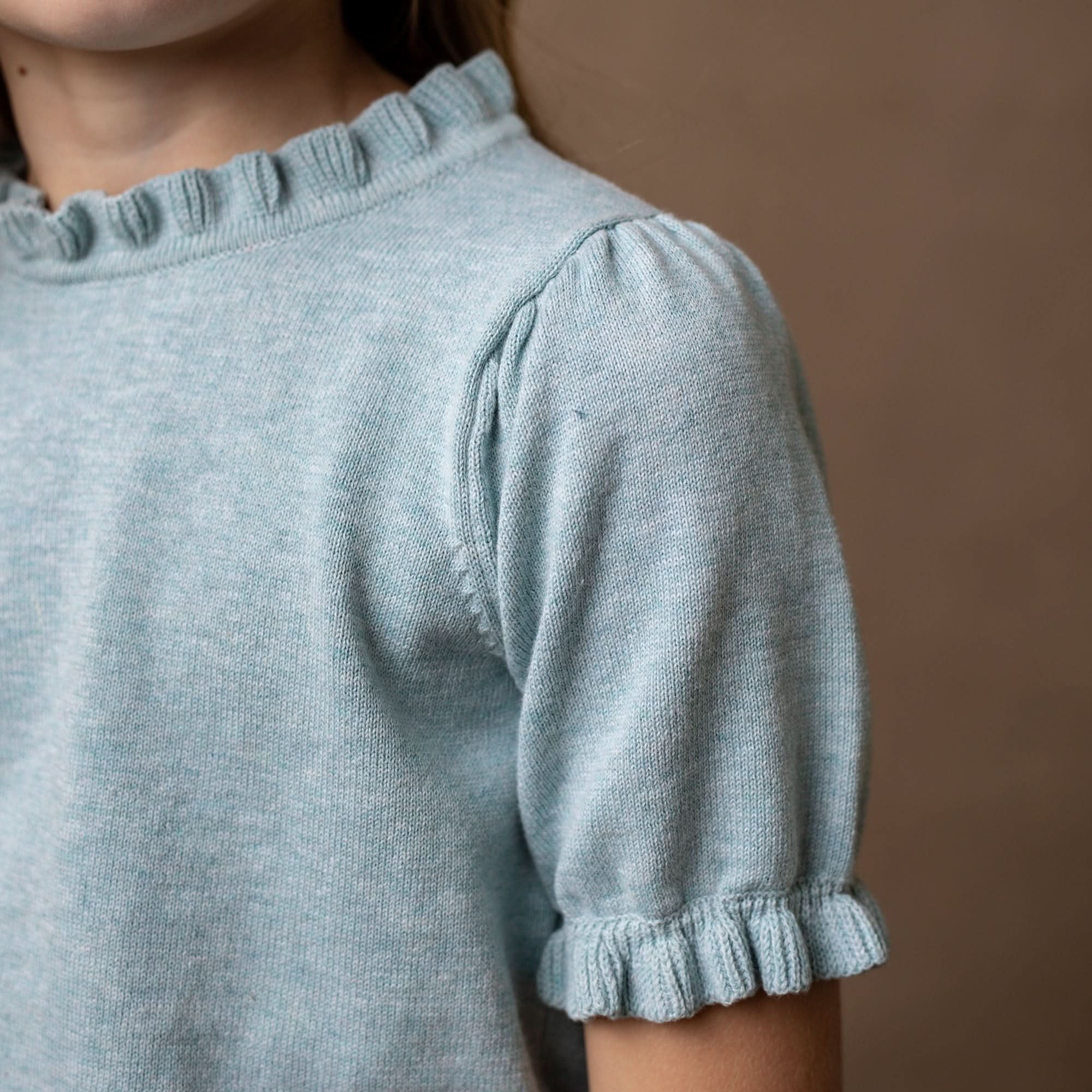Hope & Henry Organic Puff Sleeve Sweater - Baby - Image 3