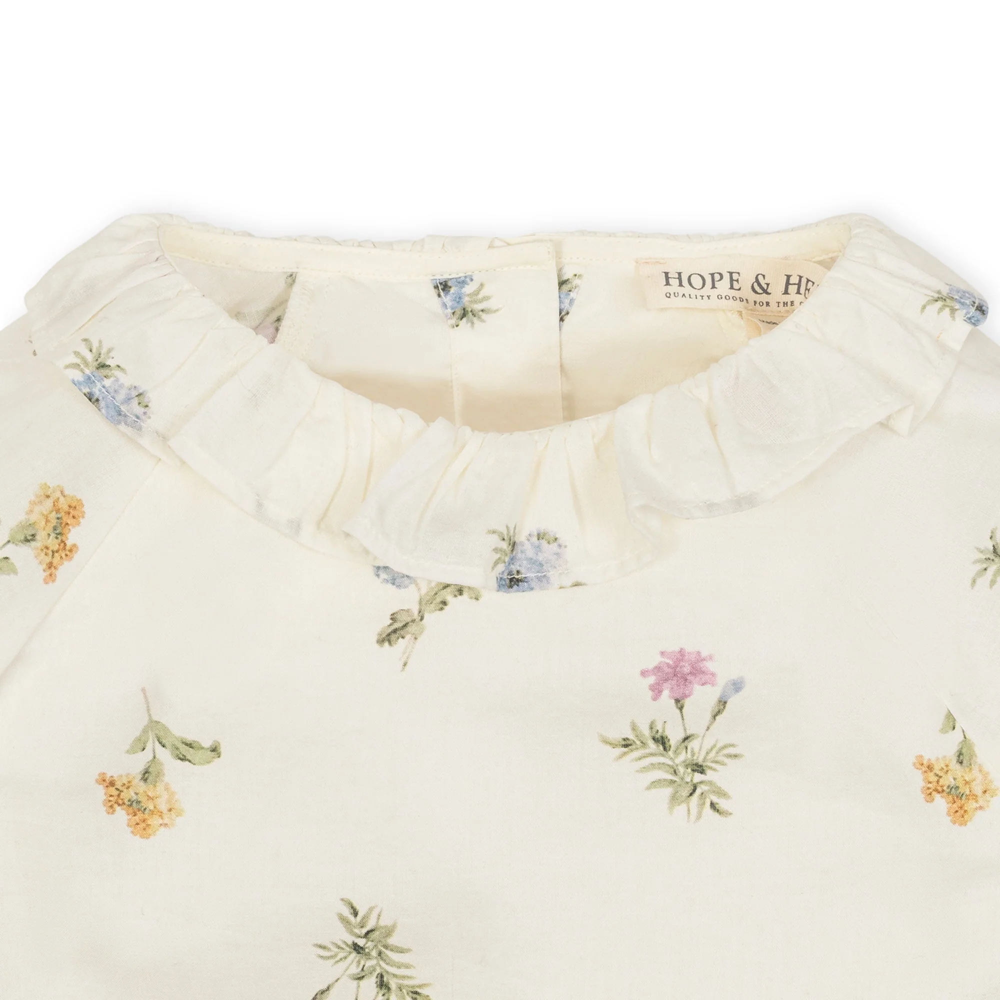 Hope & Henry Organic Ruffle Collar Top - Image 3