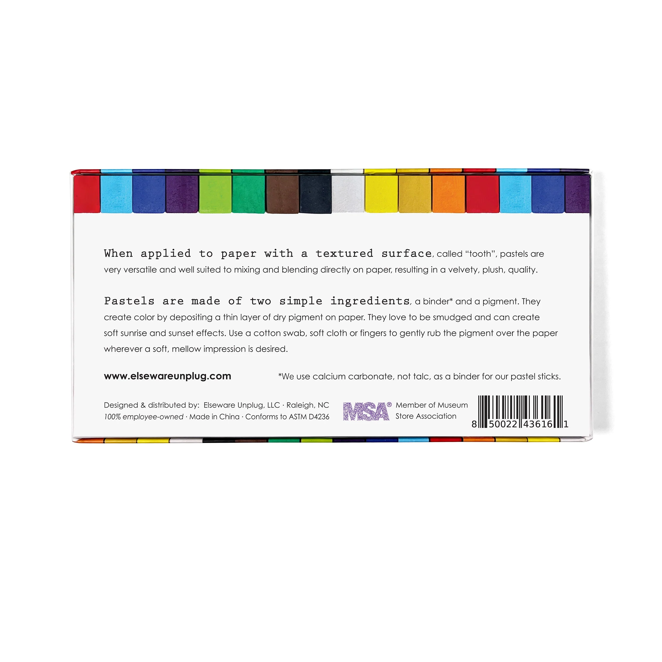 Elseware Unplug Pastel Sticks – Talc-Free Oil Pastels – 12 Vibrant Colors - Image 6