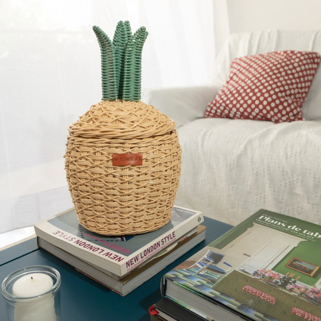 Momiji Pineapple Storage Basket Small - Natural - Image 3