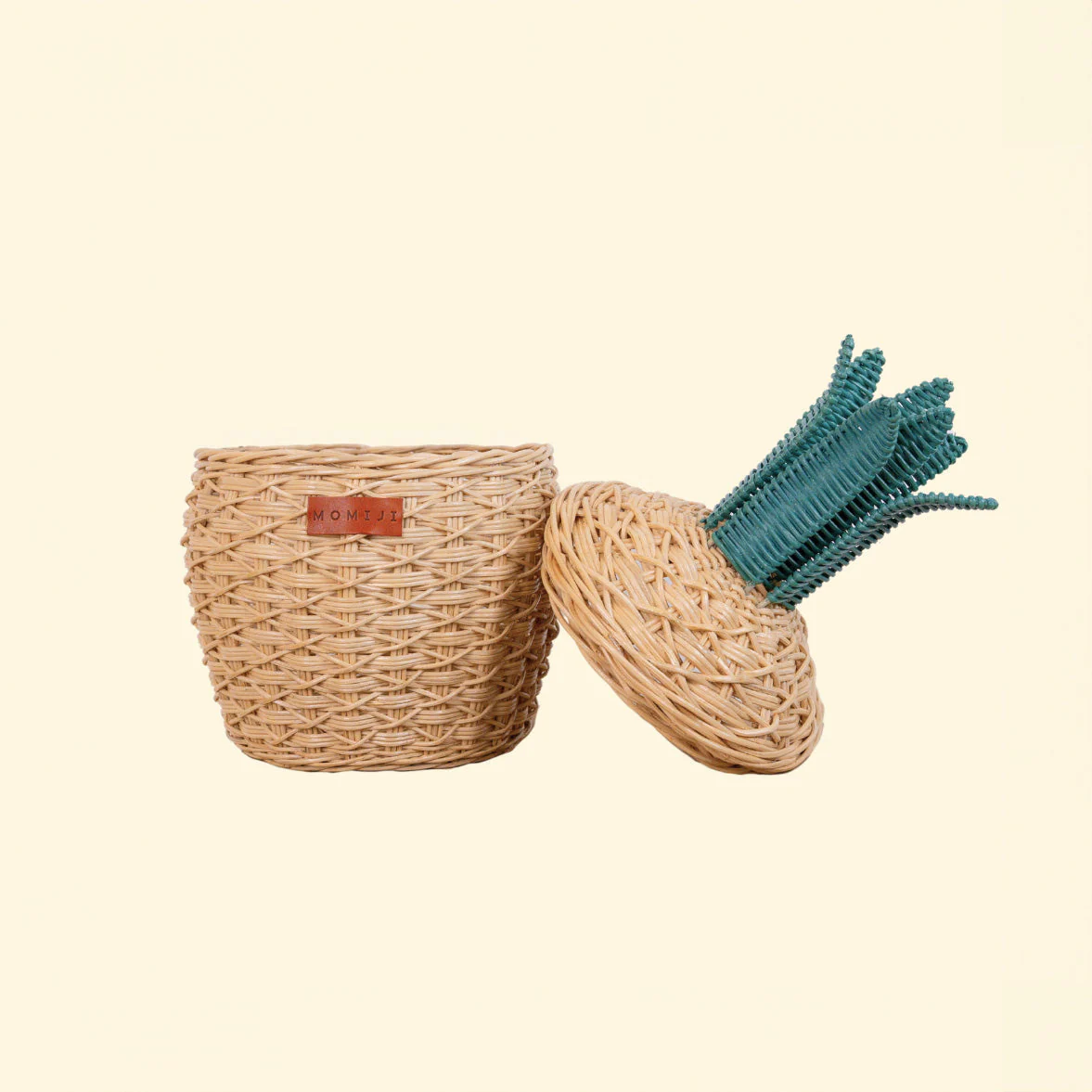 Momiji Pineapple Storage Basket Small - Natural - Image 7