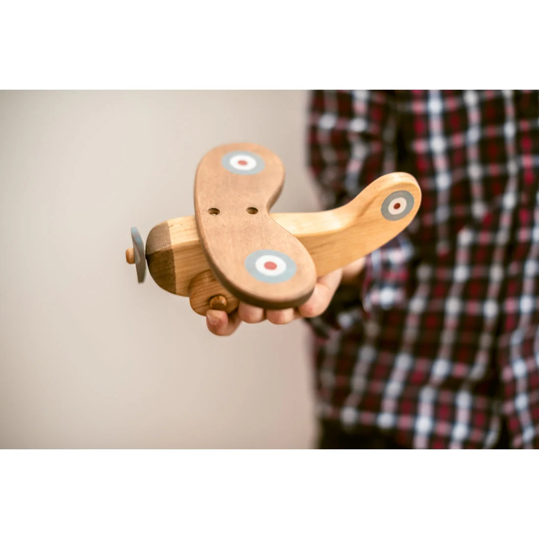 Wooden Airplane Toy - Image 3