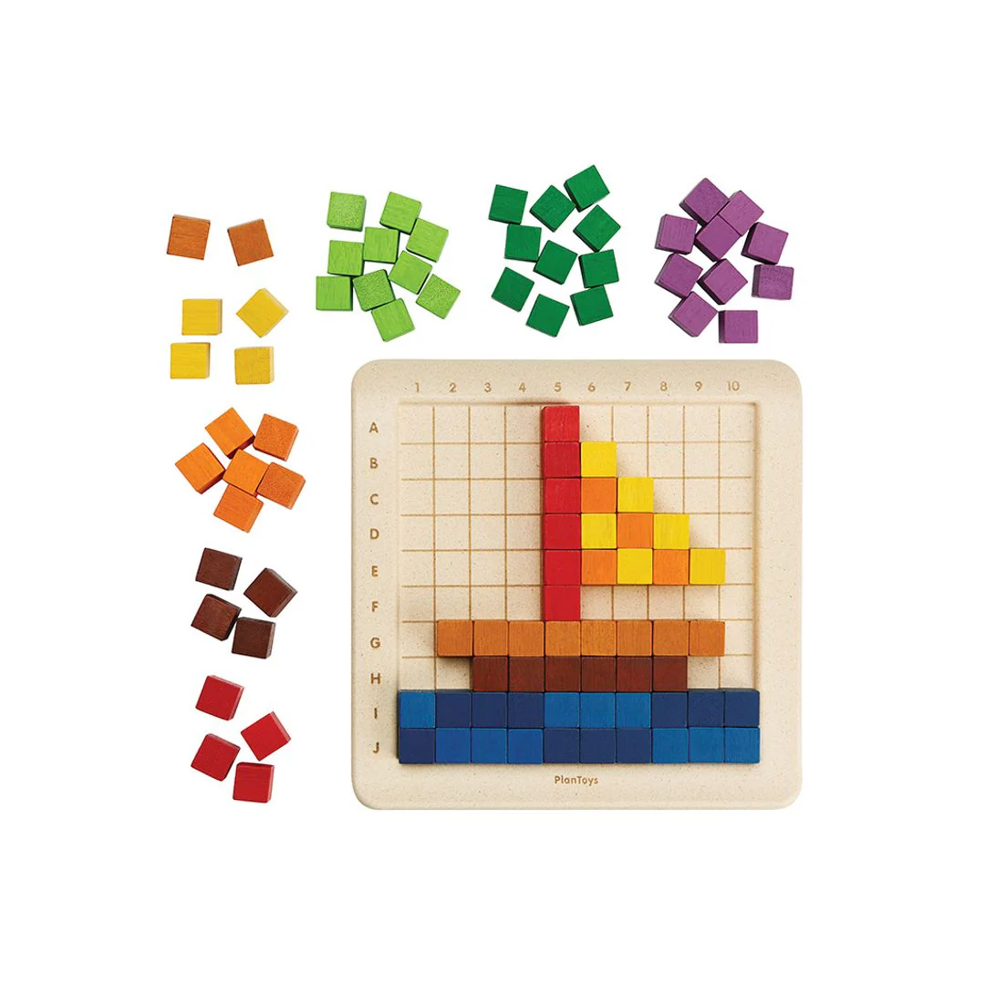 PlanToys 100 Counting Cubes - Unit Plus - Image 10