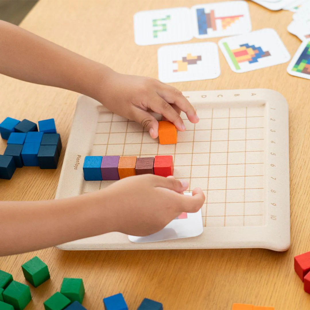PlanToys 100 Counting Cubes - Unit Plus - Image 2