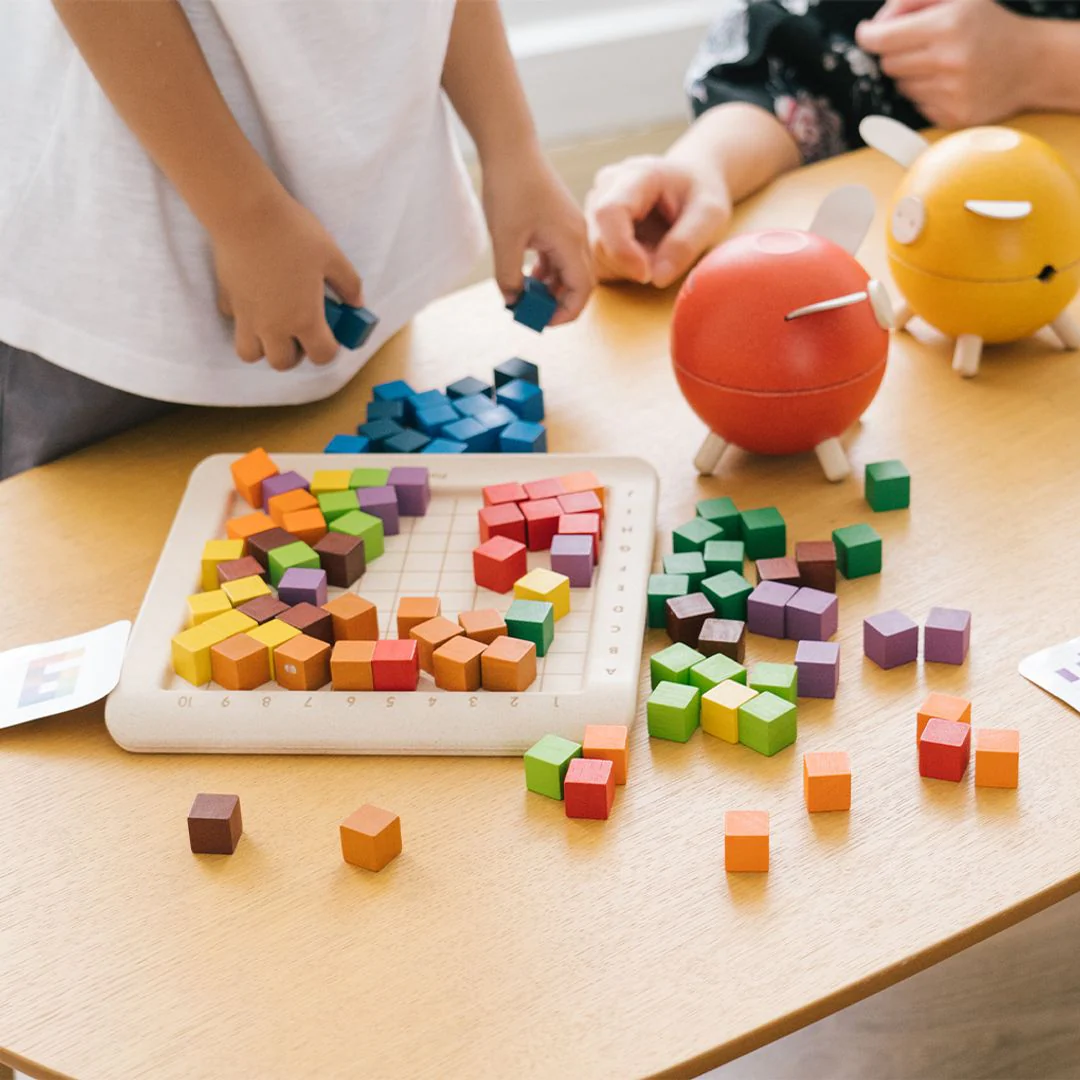 PlanToys 100 Counting Cubes - Unit Plus - Image 6