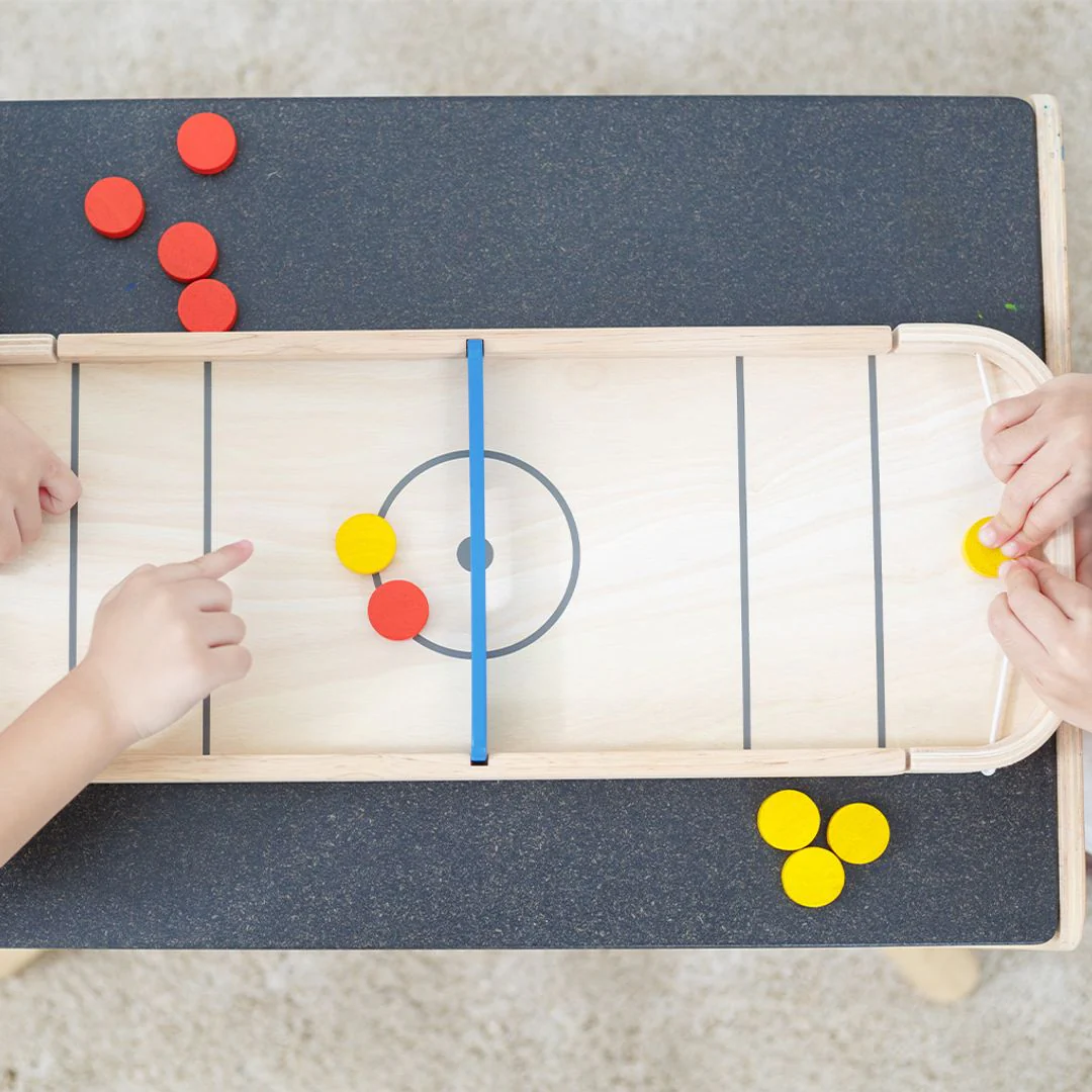 PlanToys 2-In-1 Shuffleboard Game - Image 5