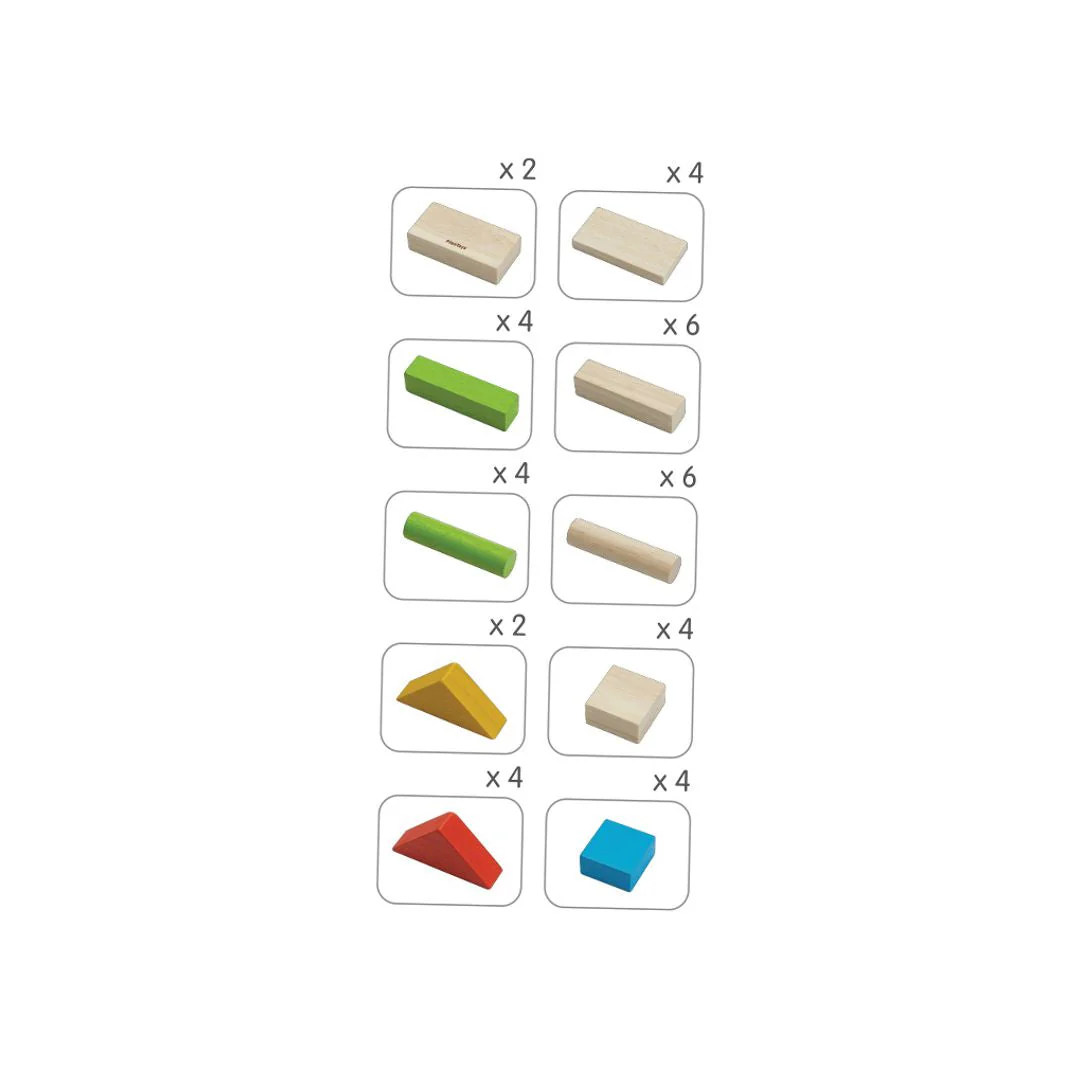 PlanToys 40-Piece Small Unit Blocks – Classic Set - Image 10