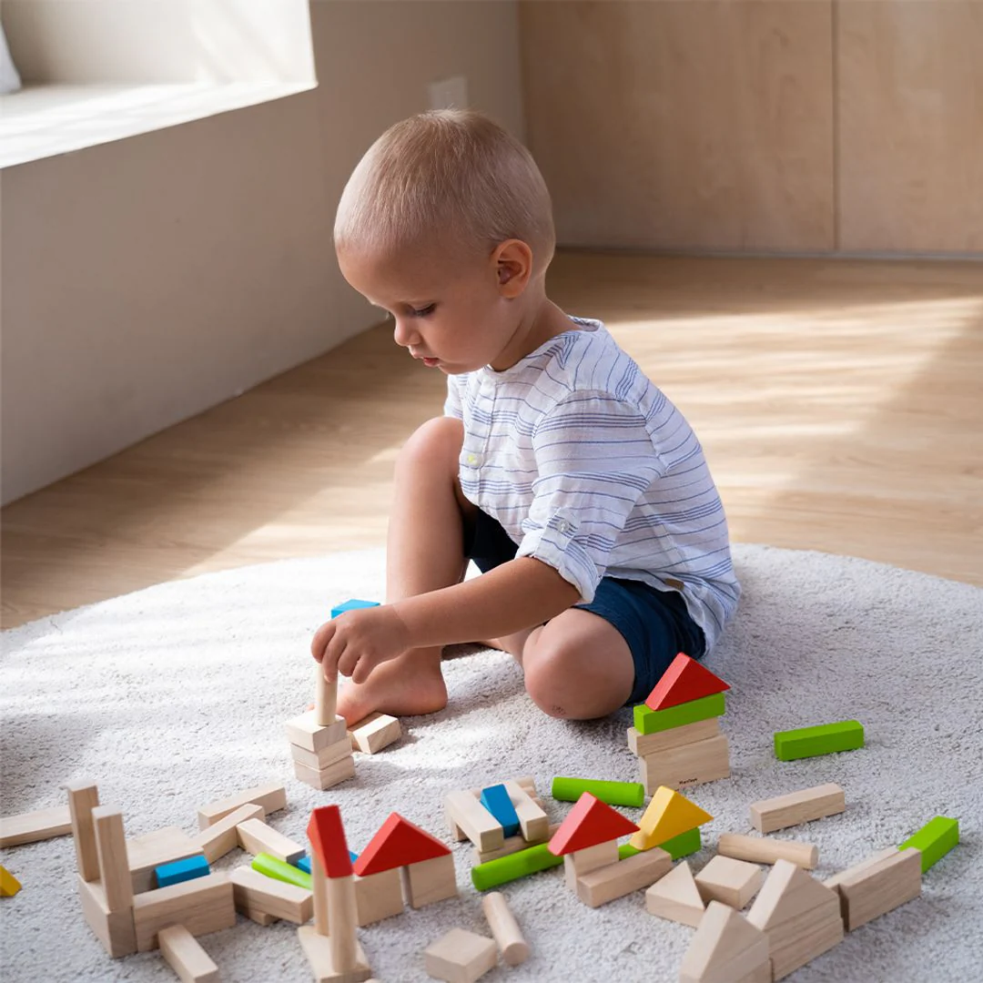 PlanToys 40-Piece Small Unit Blocks – Classic Set - Image 5
