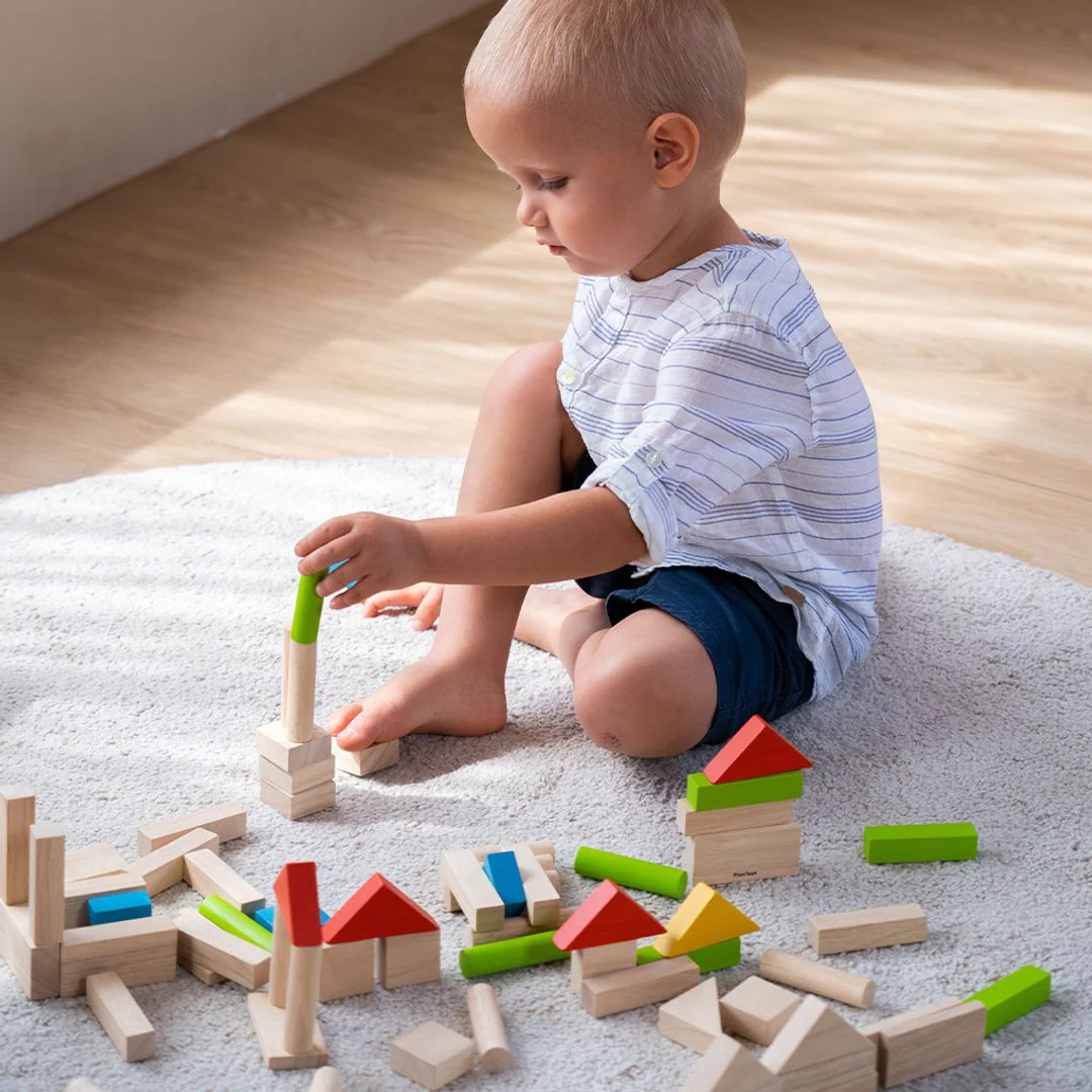 PlanToys 40-Piece Small Unit Blocks – Classic Set - Image 6
