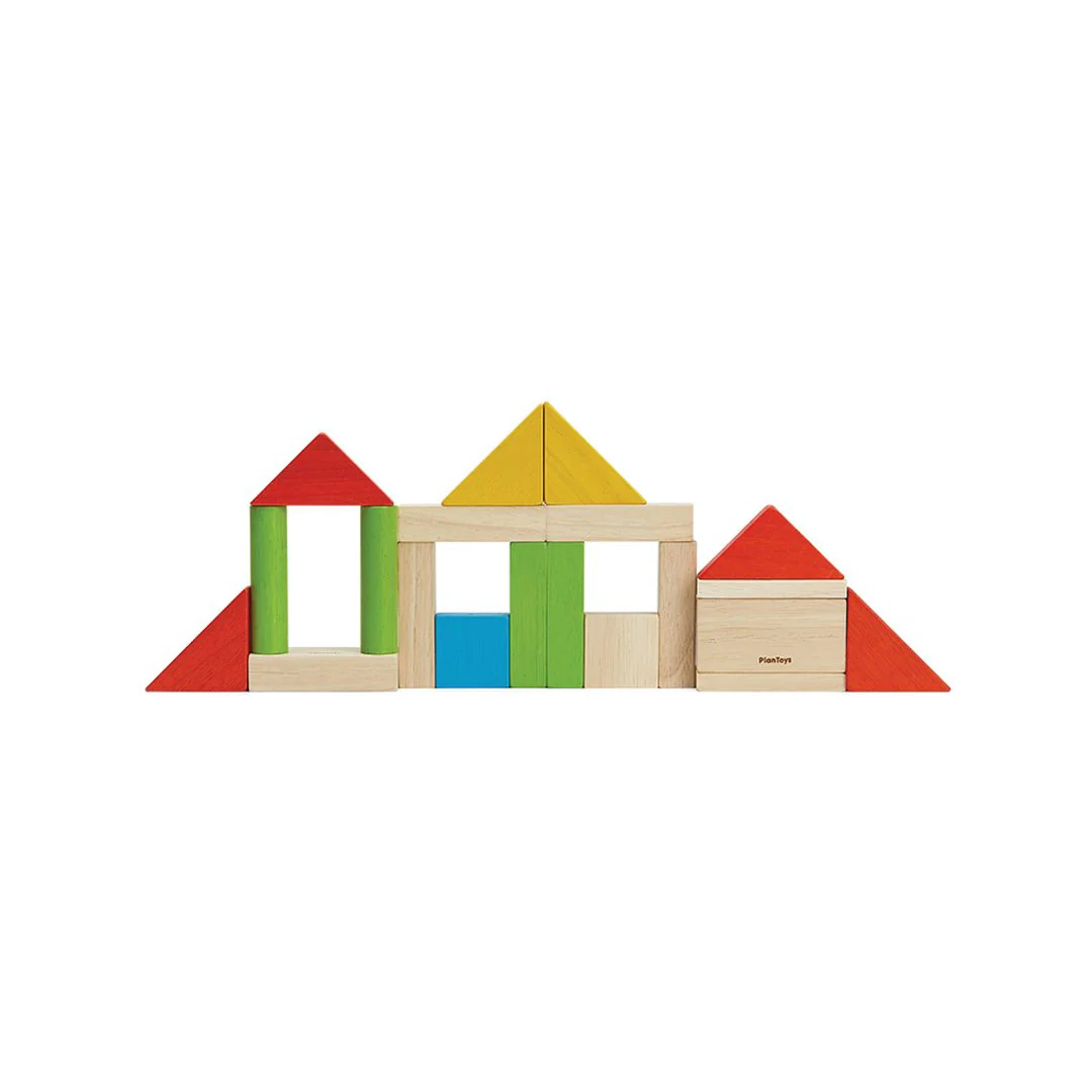 PlanToys 40-Piece Small Unit Blocks – Classic Set - Image 9