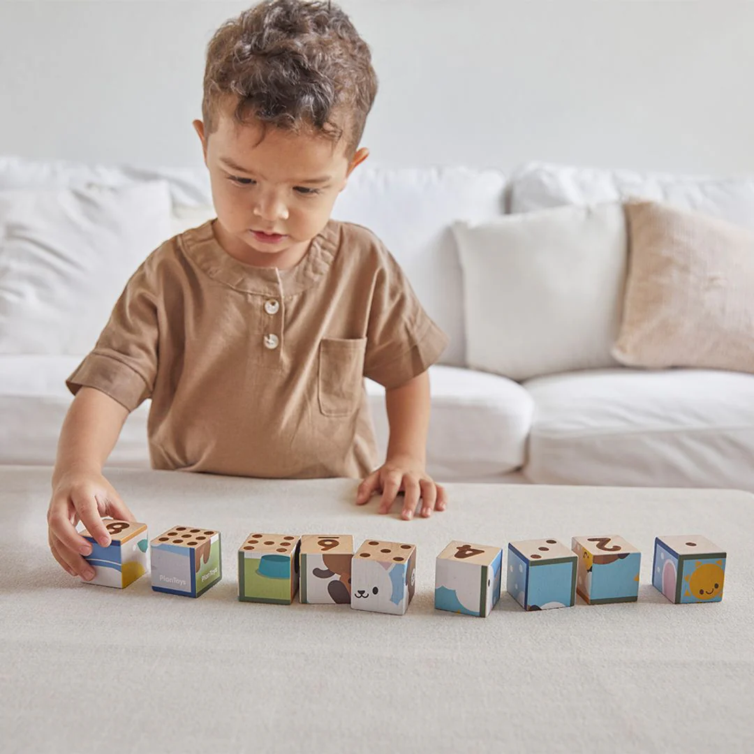 PlanToys Animal Puzzle Cubes - Image 4