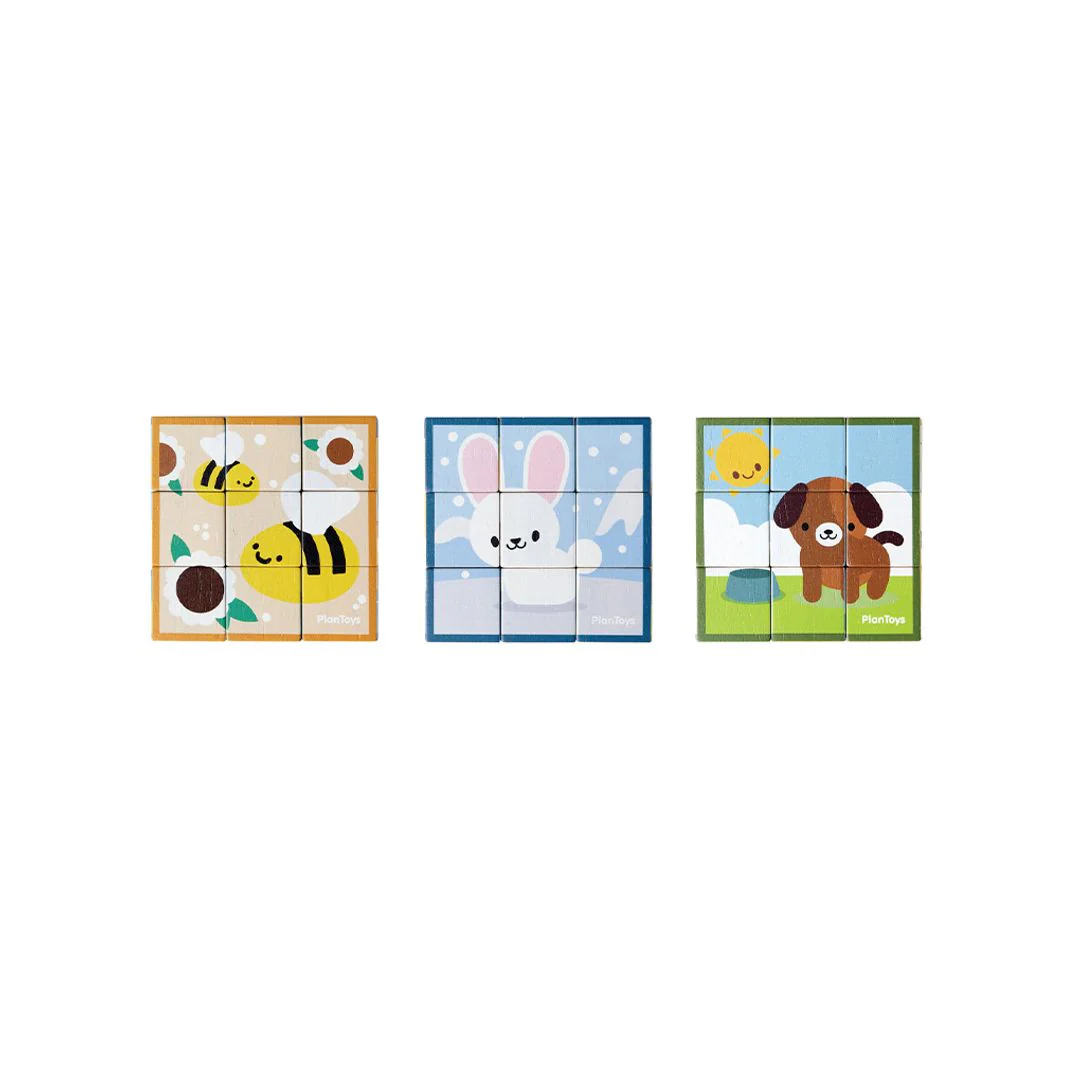 PlanToys Animal Puzzle Cubes - Image 7