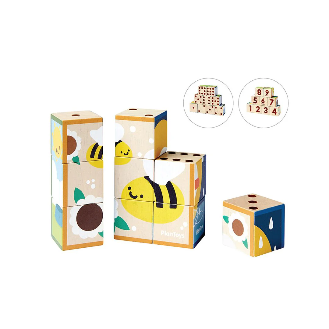 PlanToys Animal Puzzle Cubes - Image 8