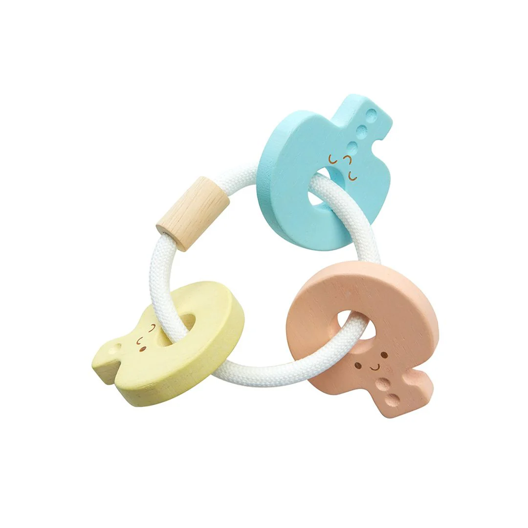 PlanToys Baby Key Rattle - Pastel - Image 6