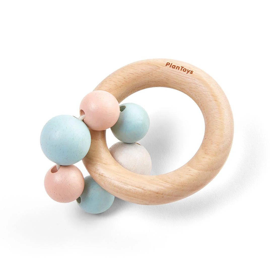 PlanToys Beads Rattle - Pastel - Image 3