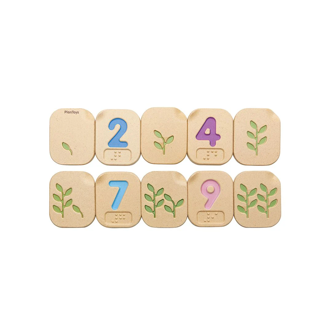 PlanToys Braille Numbers 1-10 - Image 3