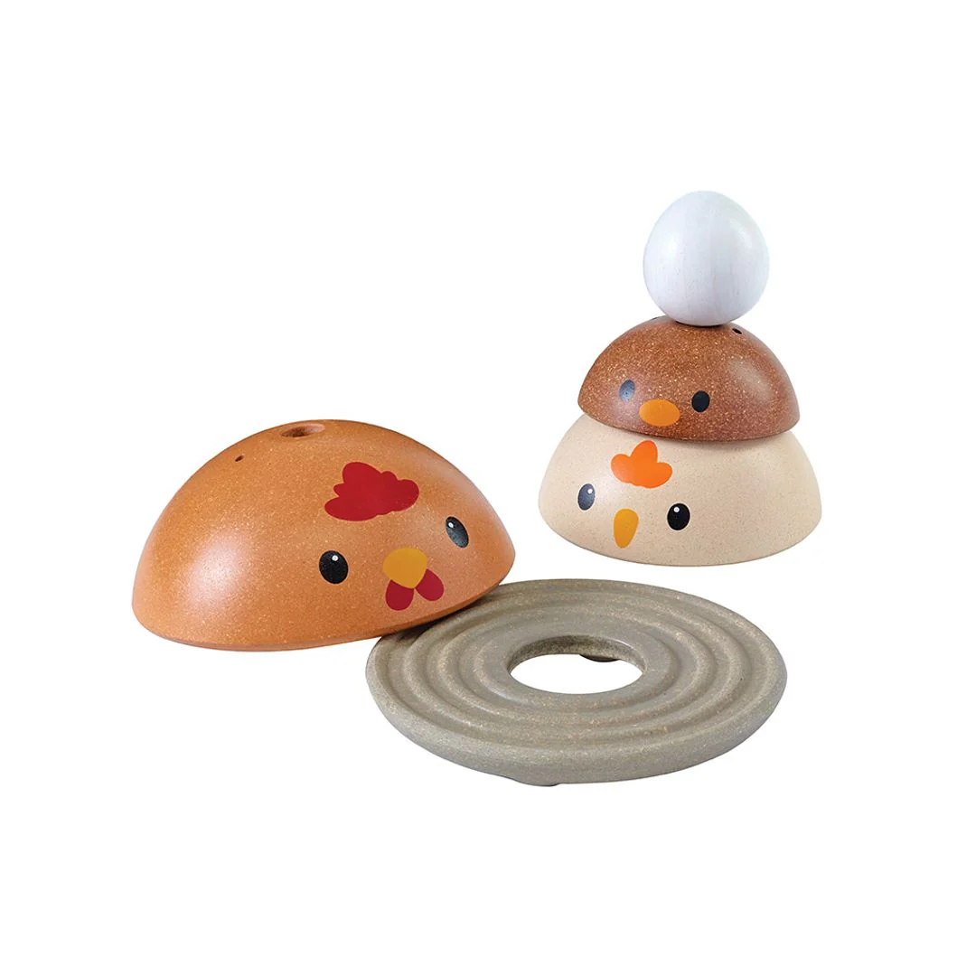 PlanToys Chicken Nesting - Modern Rustic - Image 10