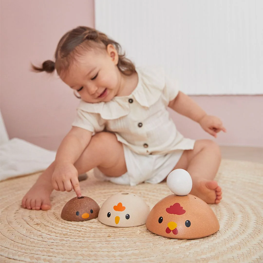 PlanToys Chicken Nesting - Modern Rustic - Image 5
