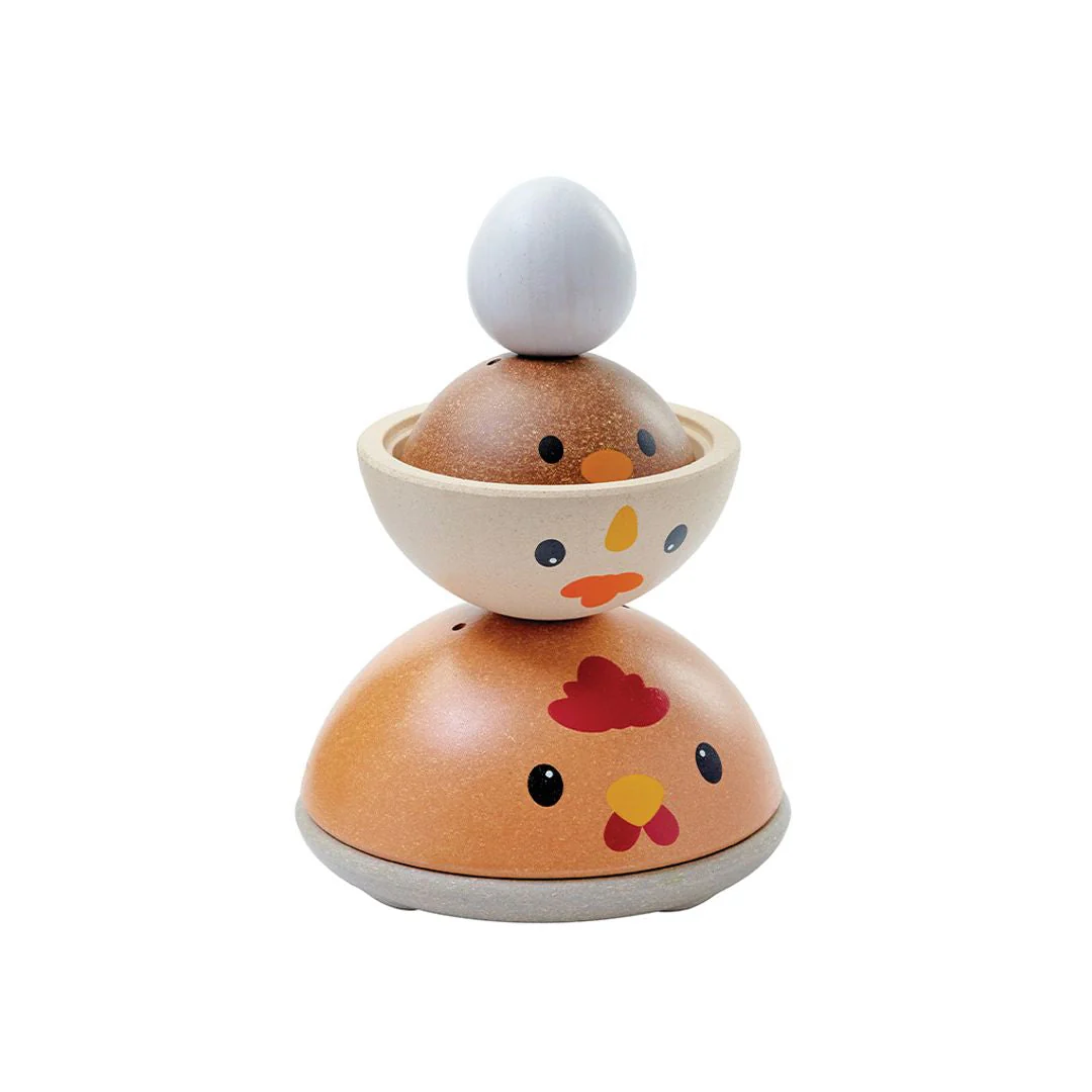 PlanToys Chicken Nesting - Modern Rustic - Image 6