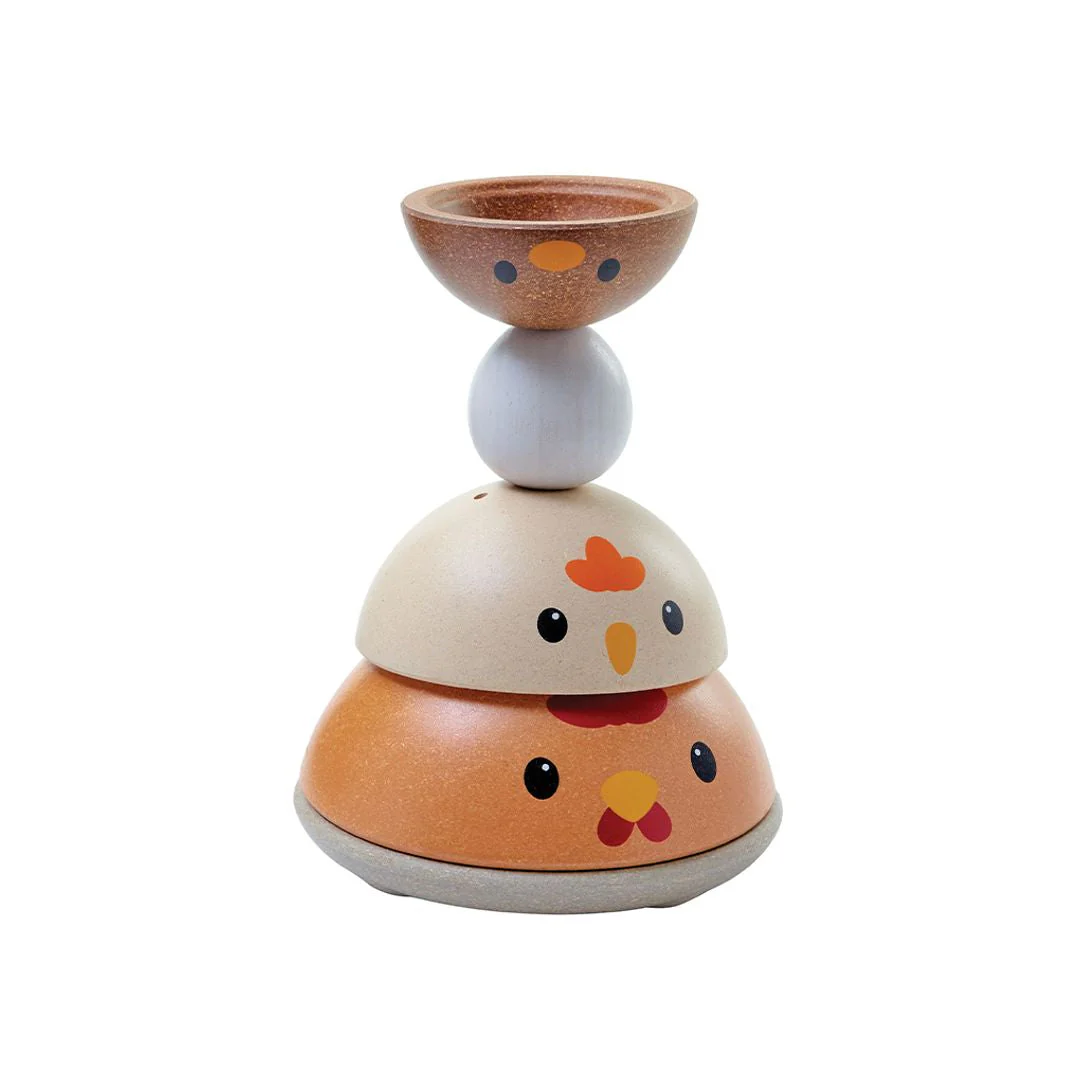 PlanToys Chicken Nesting - Modern Rustic - Image 7