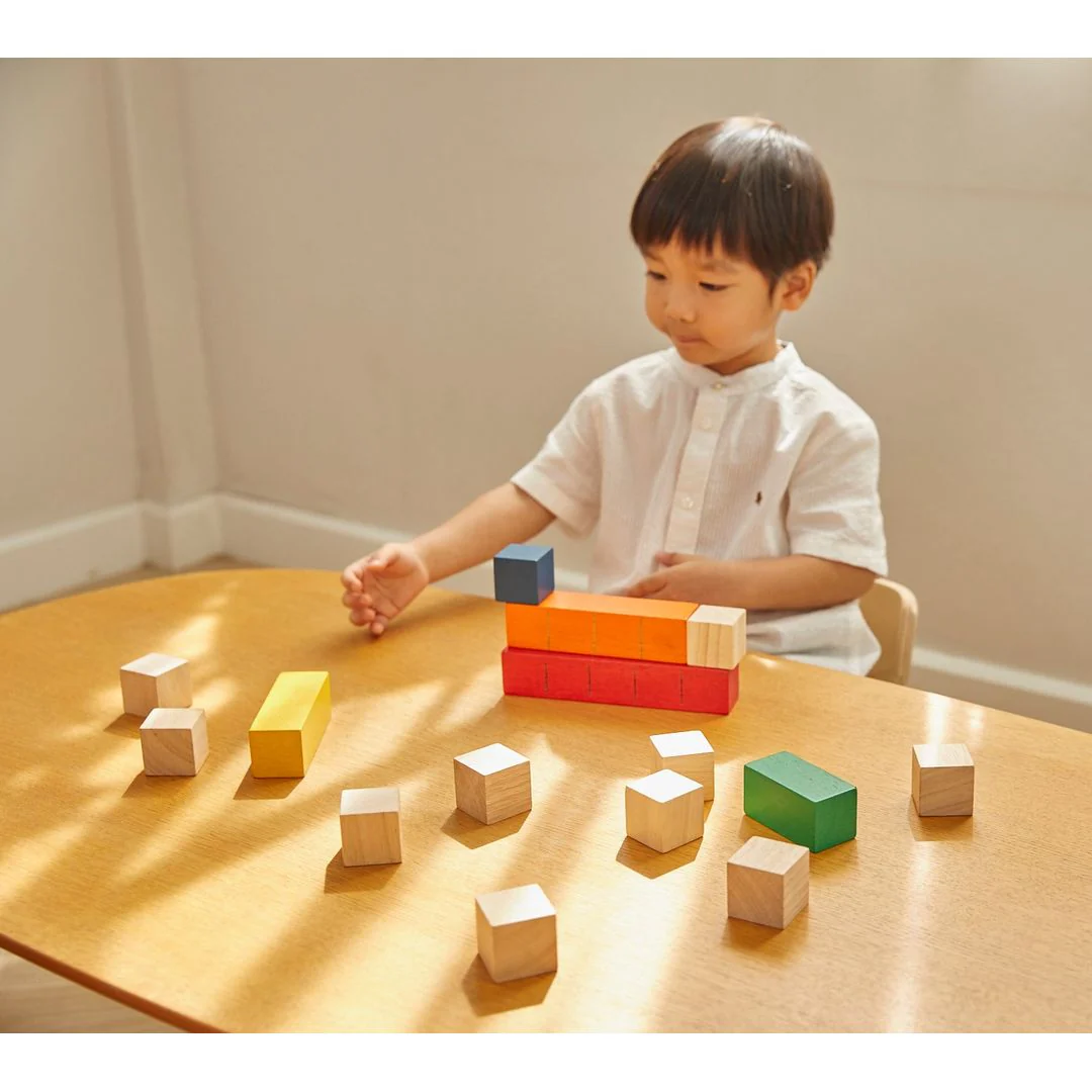 PlanToys Colored Counting Blocks - Unit Plus - Image 3