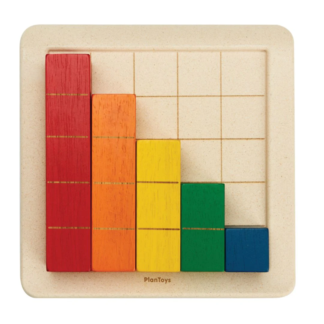 PlanToys Colored Counting Blocks - Unit Plus - Image 9